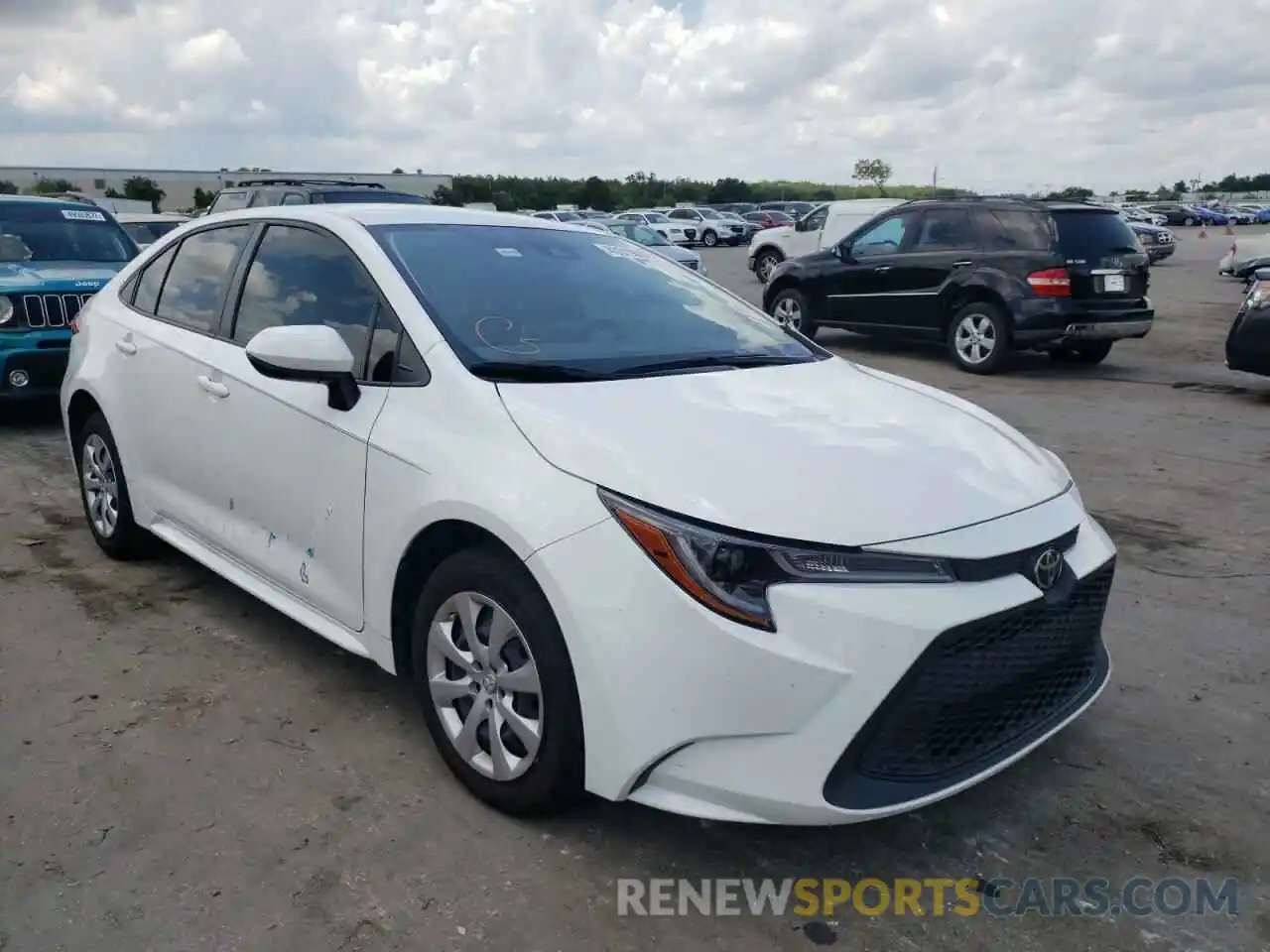 1 Photograph of a damaged car JTDEPMAE5MJ133050 TOYOTA COROLLA 2021