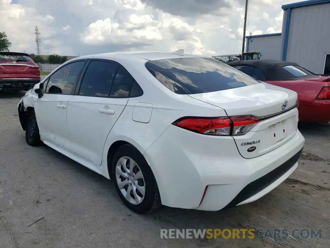 3 Photograph of a damaged car JTDEPMAE5MJ133050 TOYOTA COROLLA 2021