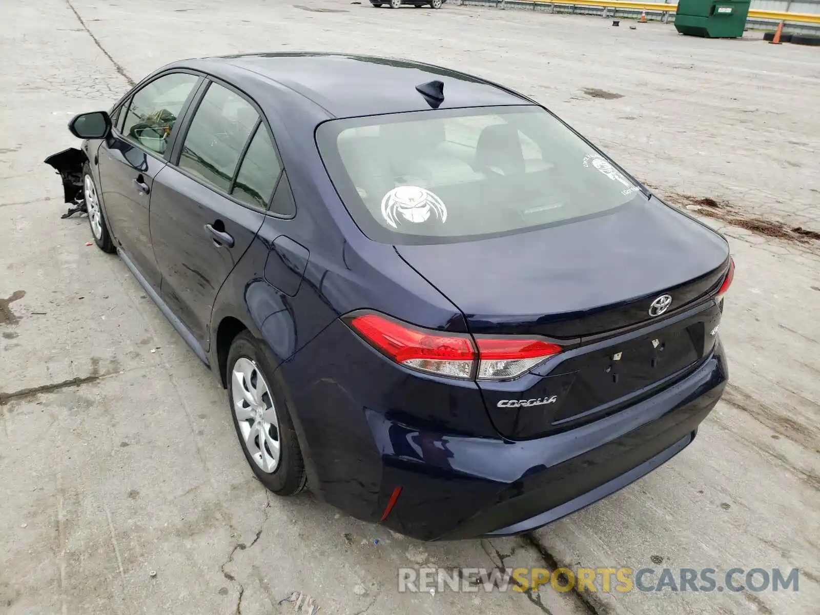 3 Photograph of a damaged car JTDEPMAE5MJ133081 TOYOTA COROLLA 2021