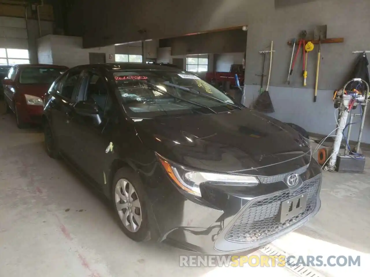 1 Photograph of a damaged car JTDEPMAE5MJ135056 TOYOTA COROLLA 2021