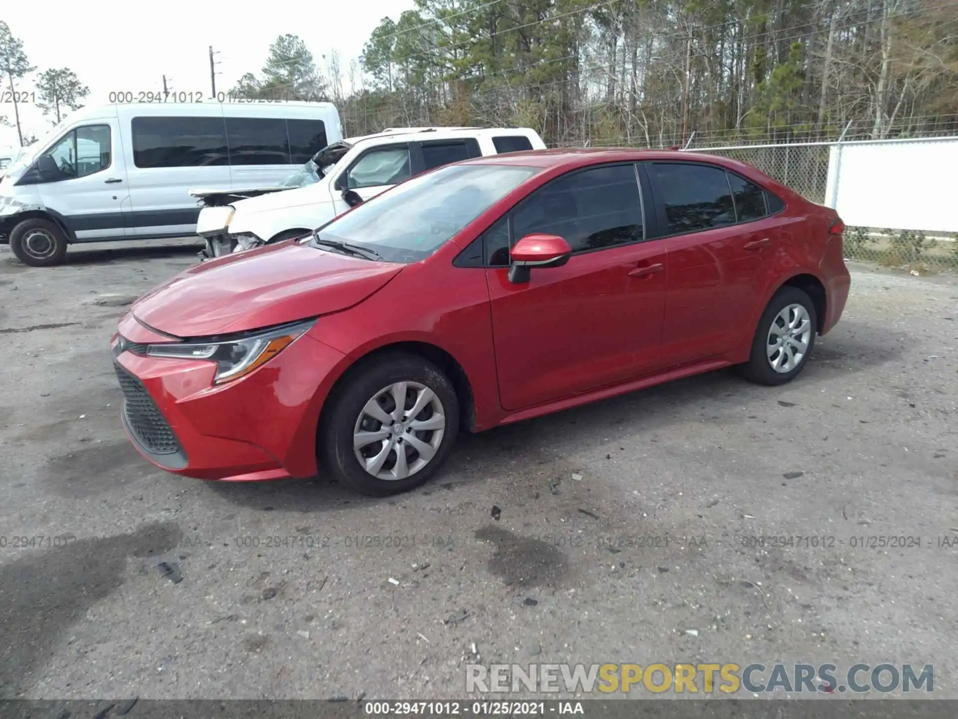 2 Photograph of a damaged car JTDEPMAE5MJ135672 TOYOTA COROLLA 2021