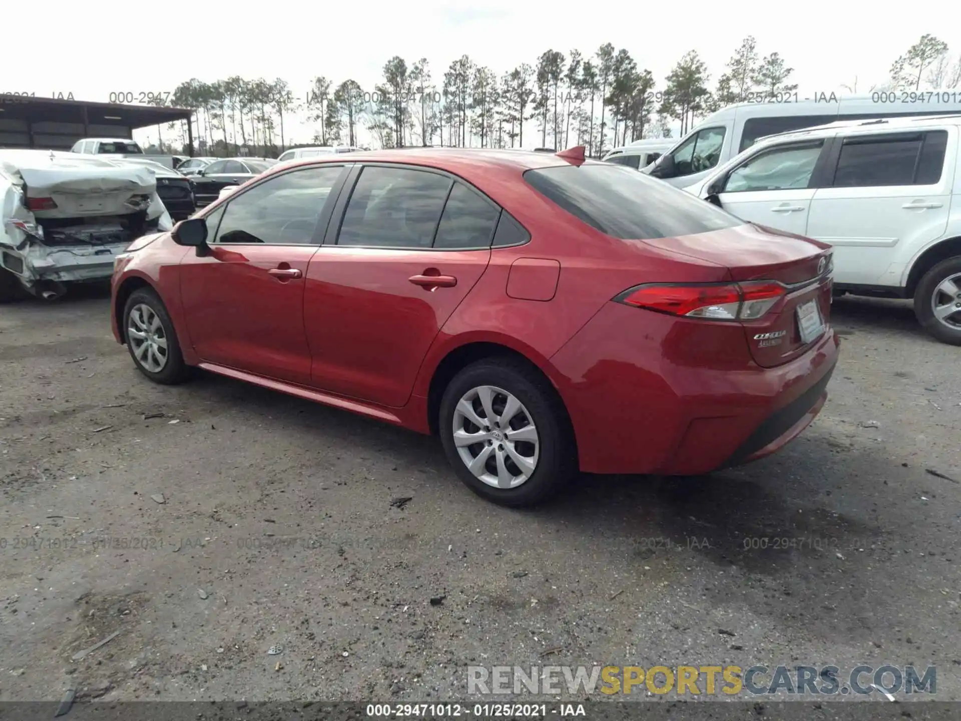 3 Photograph of a damaged car JTDEPMAE5MJ135672 TOYOTA COROLLA 2021