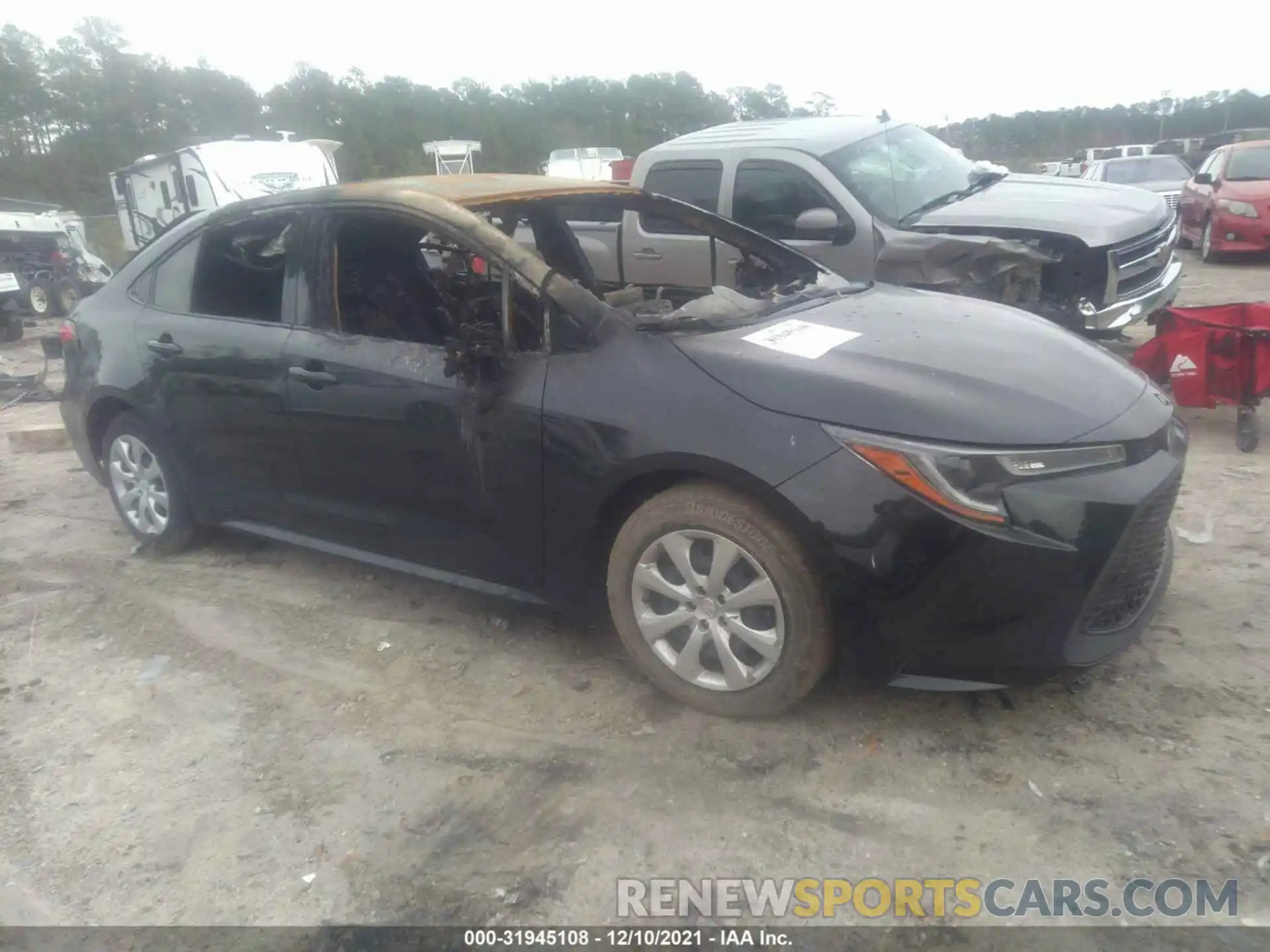 1 Photograph of a damaged car JTDEPMAE5MJ135798 TOYOTA COROLLA 2021