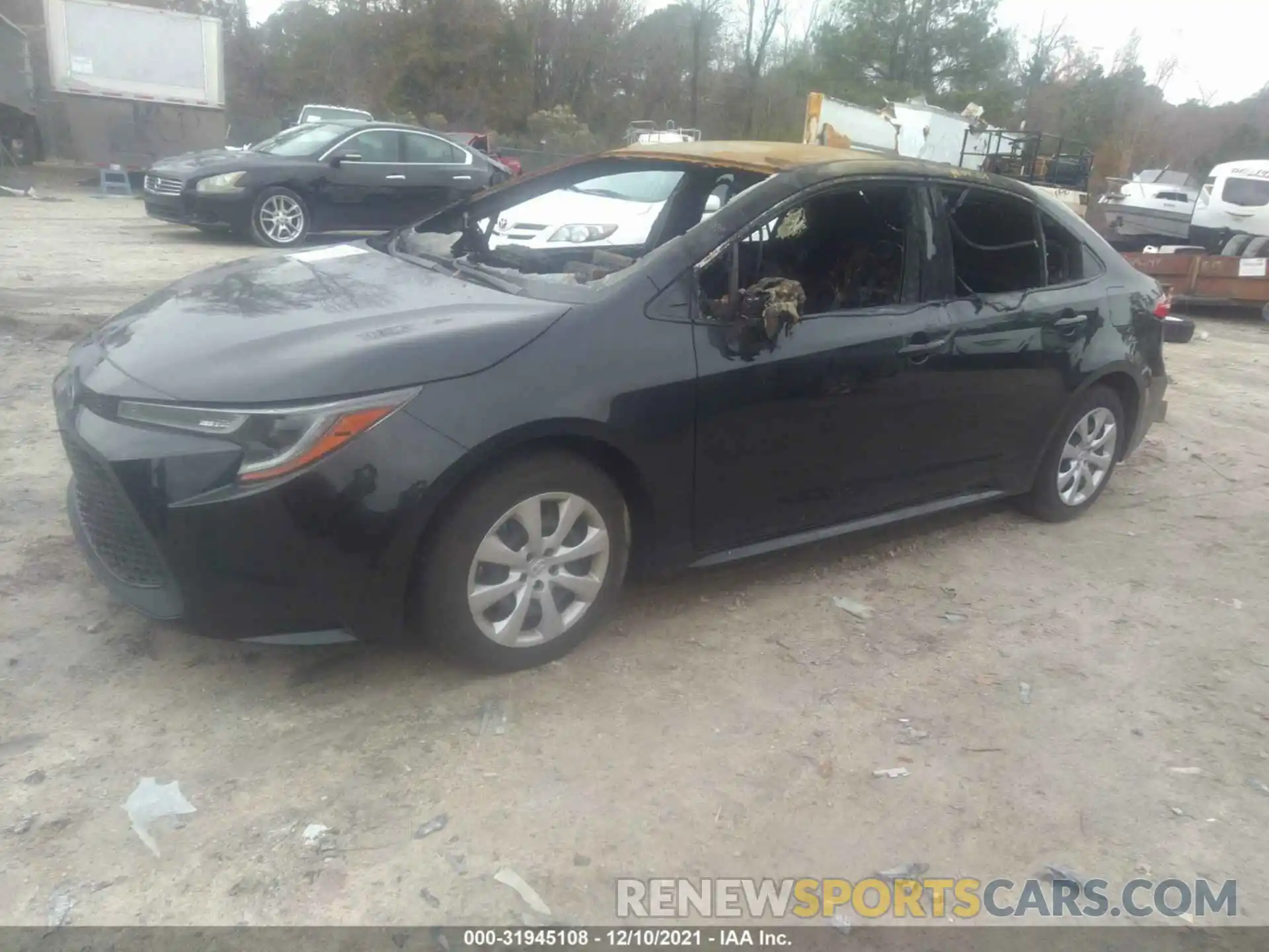 2 Photograph of a damaged car JTDEPMAE5MJ135798 TOYOTA COROLLA 2021