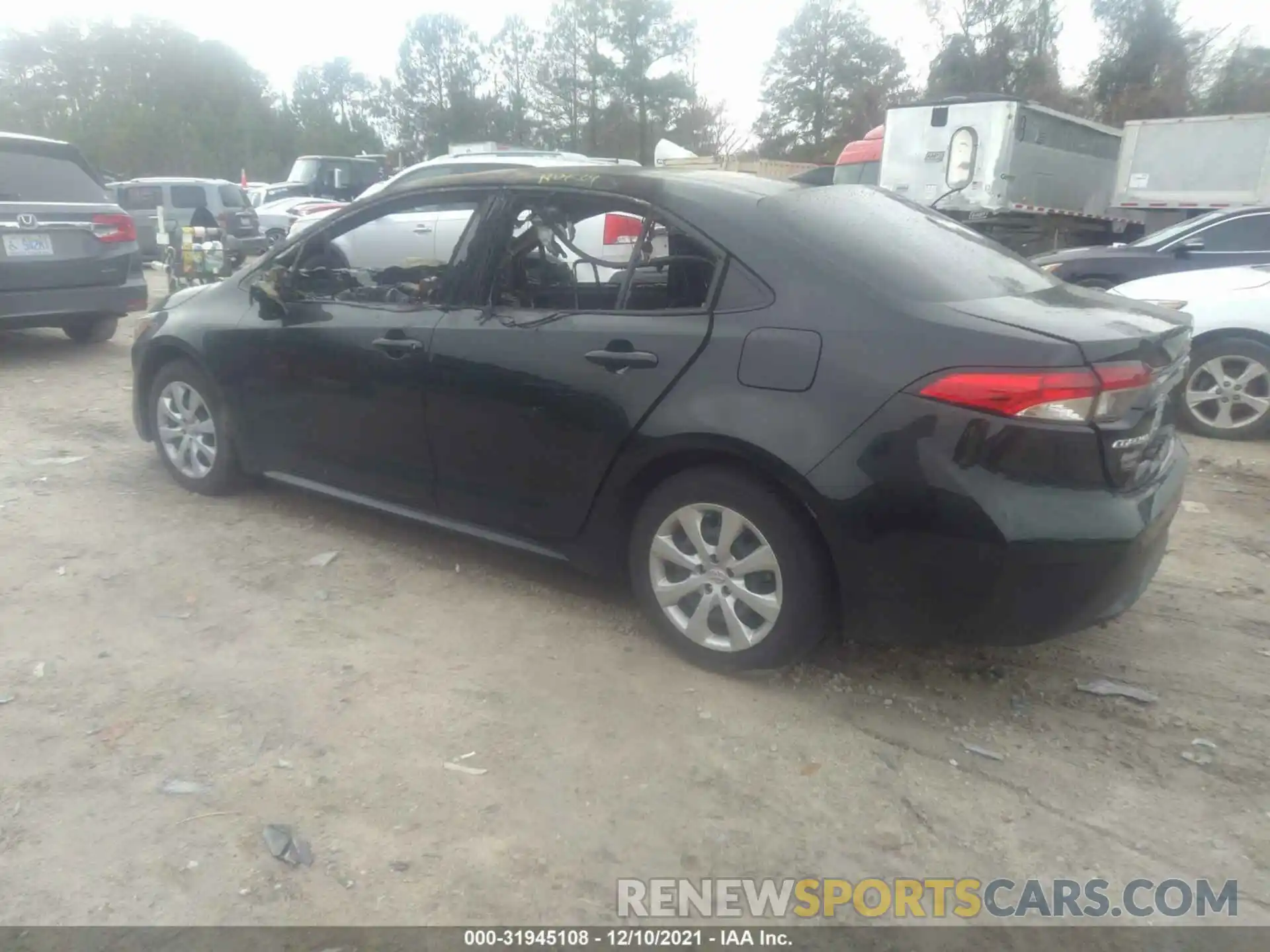 3 Photograph of a damaged car JTDEPMAE5MJ135798 TOYOTA COROLLA 2021