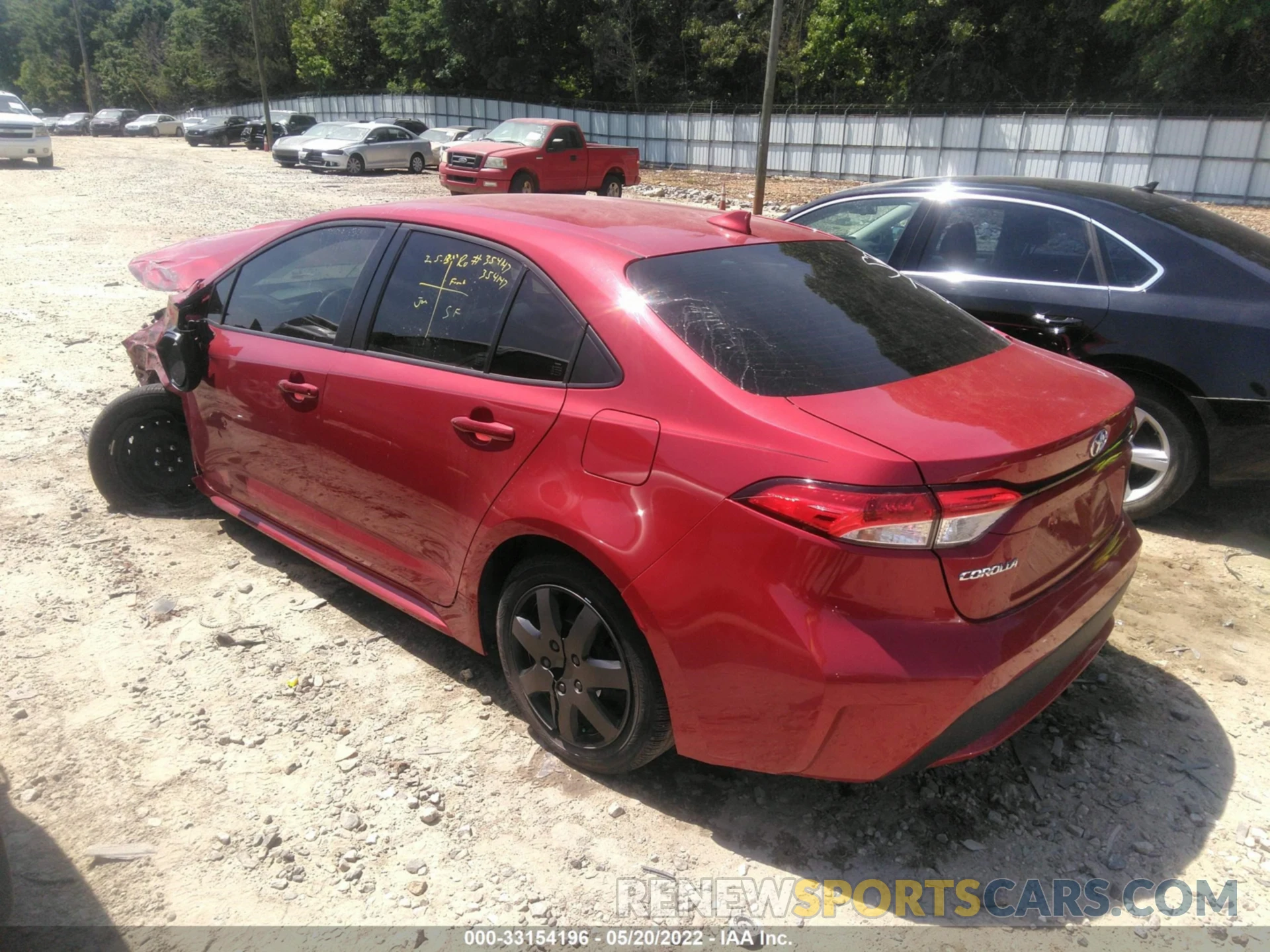 3 Photograph of a damaged car JTDEPMAE5MJ136210 TOYOTA COROLLA 2021