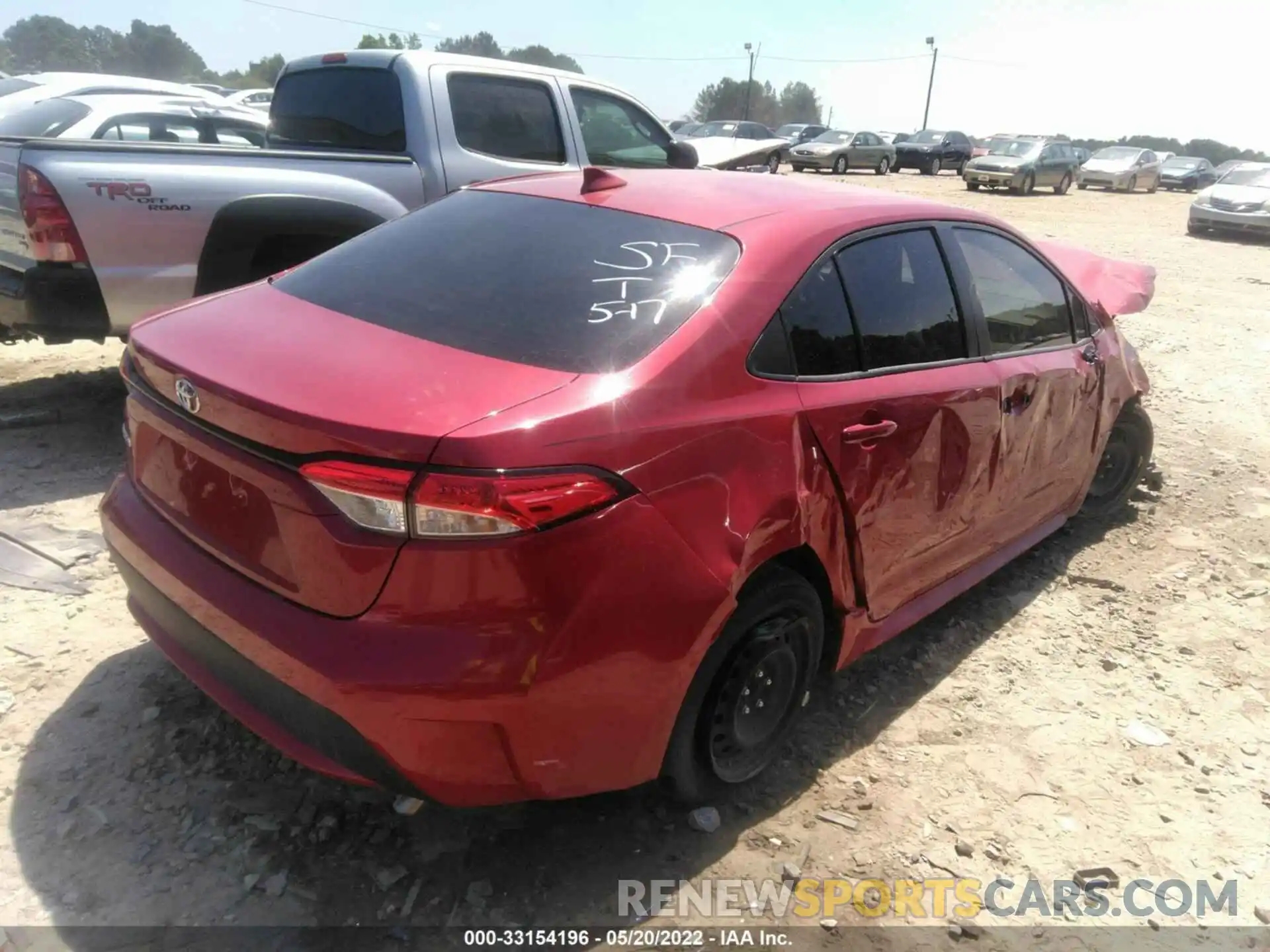 4 Photograph of a damaged car JTDEPMAE5MJ136210 TOYOTA COROLLA 2021