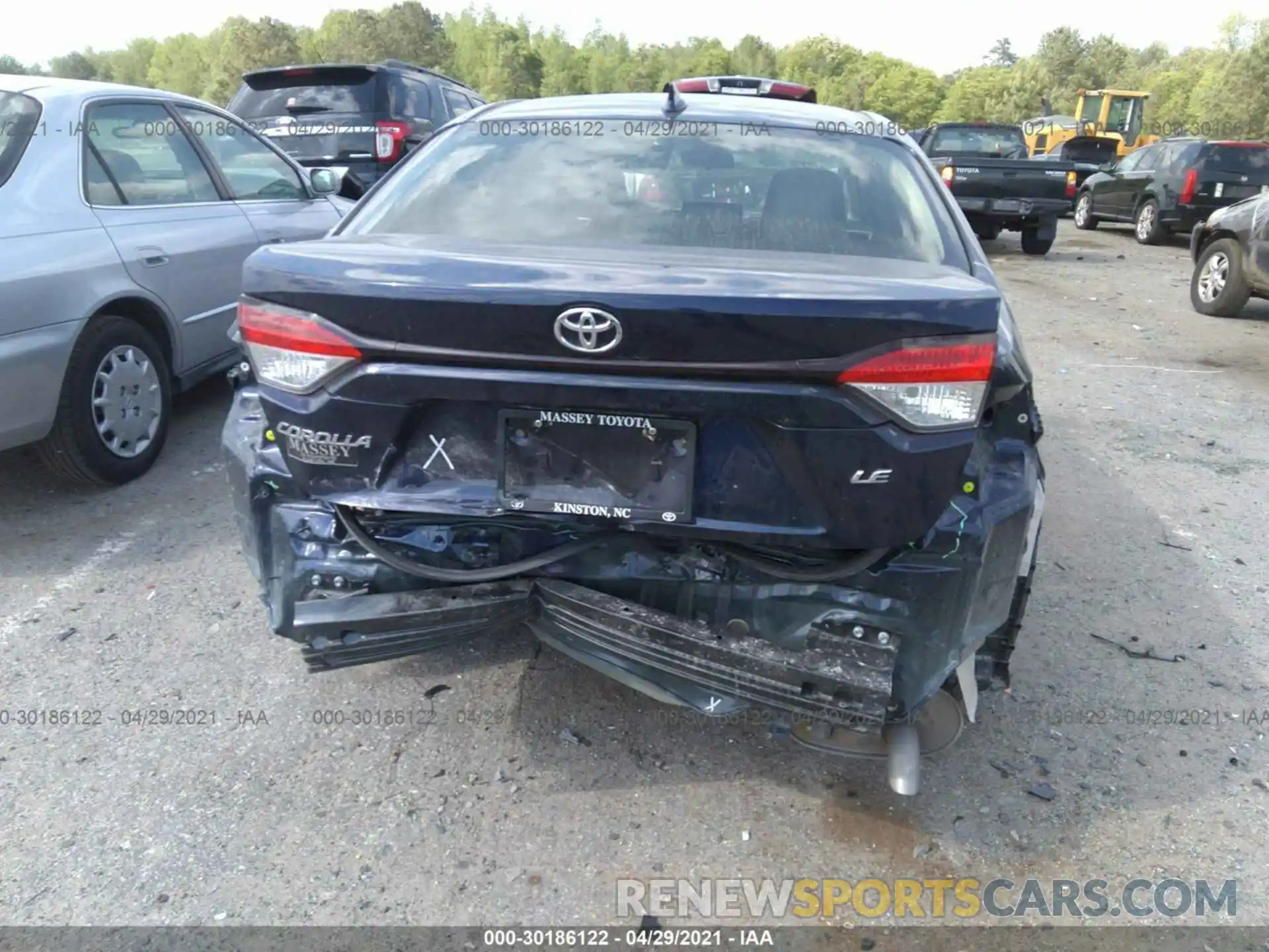 6 Photograph of a damaged car JTDEPMAE5MJ137129 TOYOTA COROLLA 2021