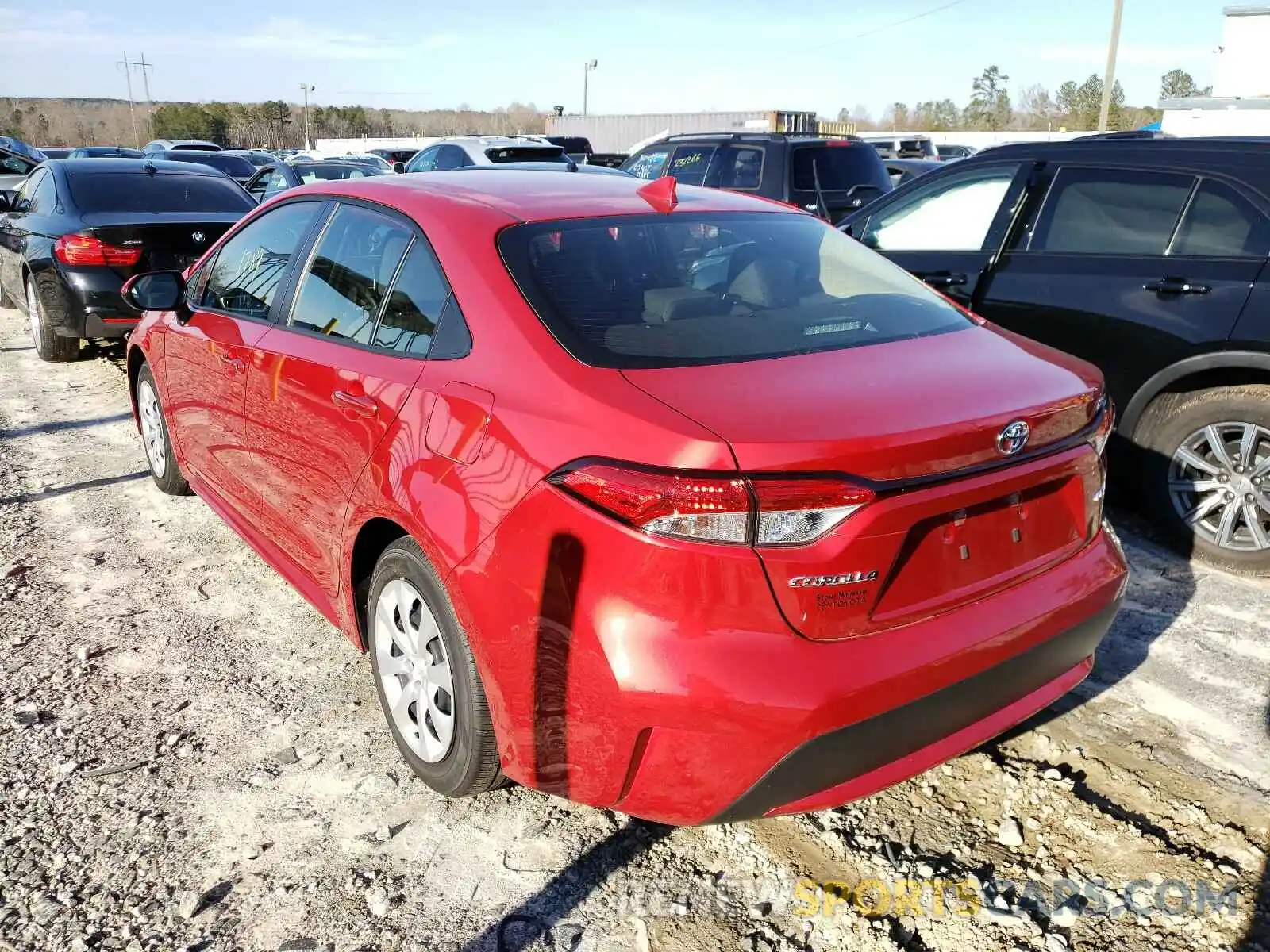 3 Photograph of a damaged car JTDEPMAE5MJ137454 TOYOTA COROLLA 2021