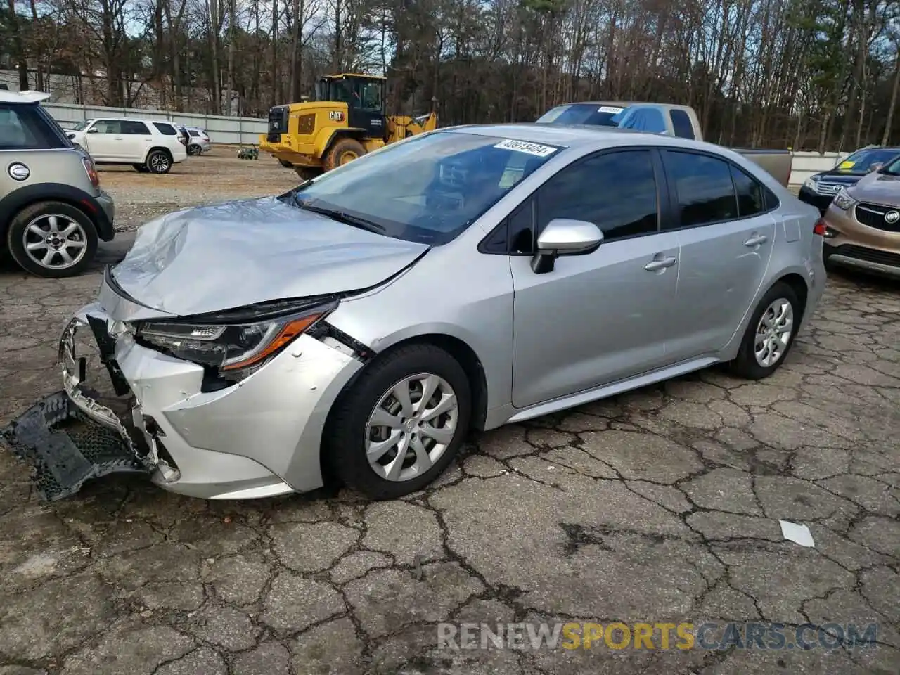 1 Photograph of a damaged car JTDEPMAE5MJ137471 TOYOTA COROLLA 2021