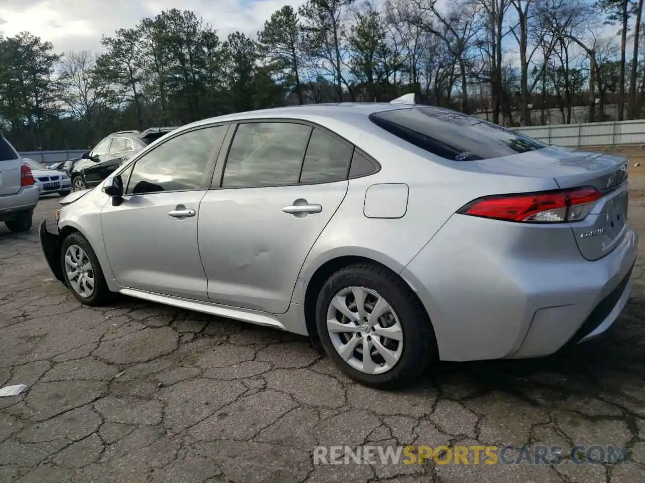 2 Photograph of a damaged car JTDEPMAE5MJ137471 TOYOTA COROLLA 2021