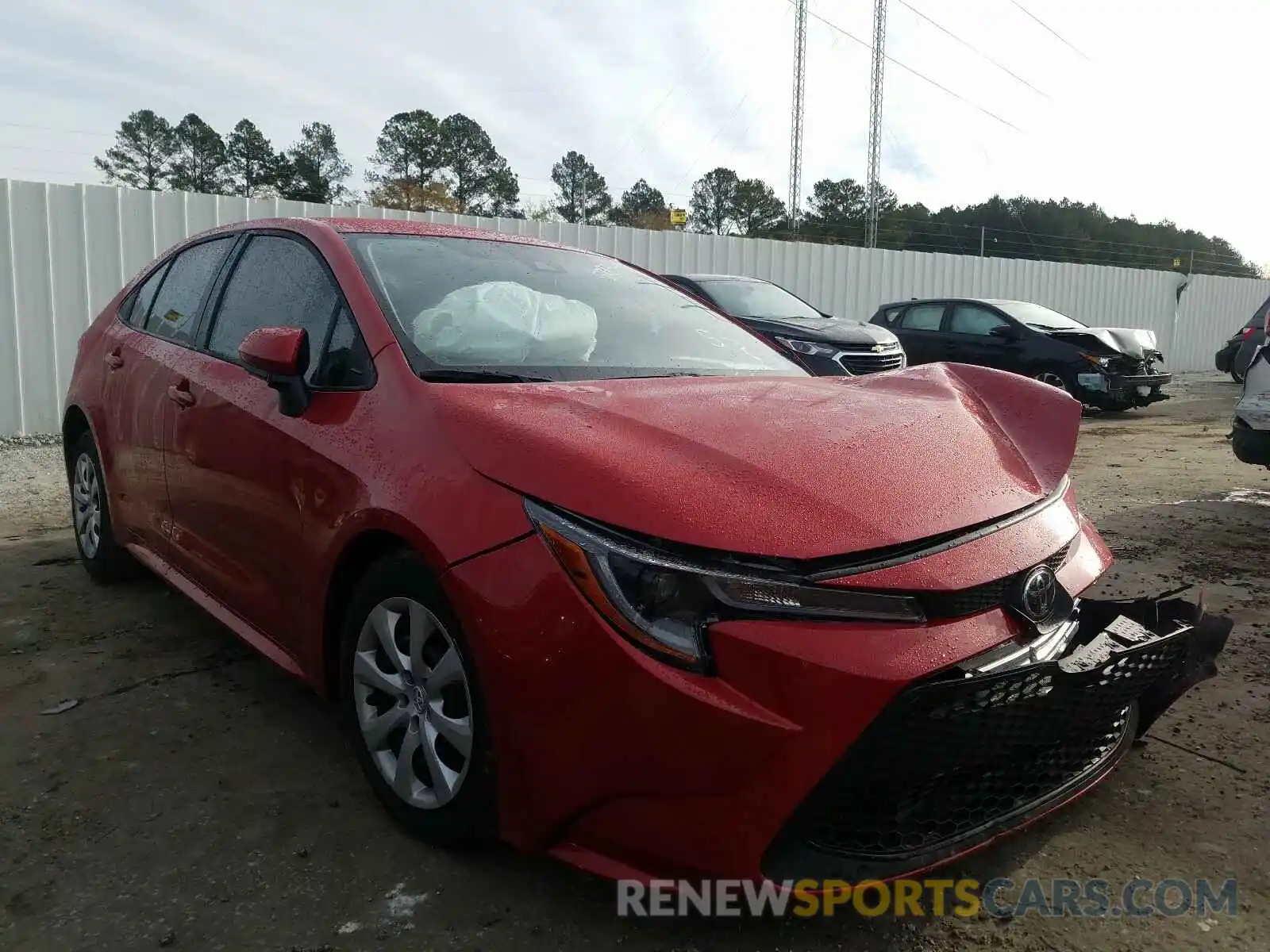 1 Photograph of a damaged car JTDEPMAE5MJ139883 TOYOTA COROLLA 2021