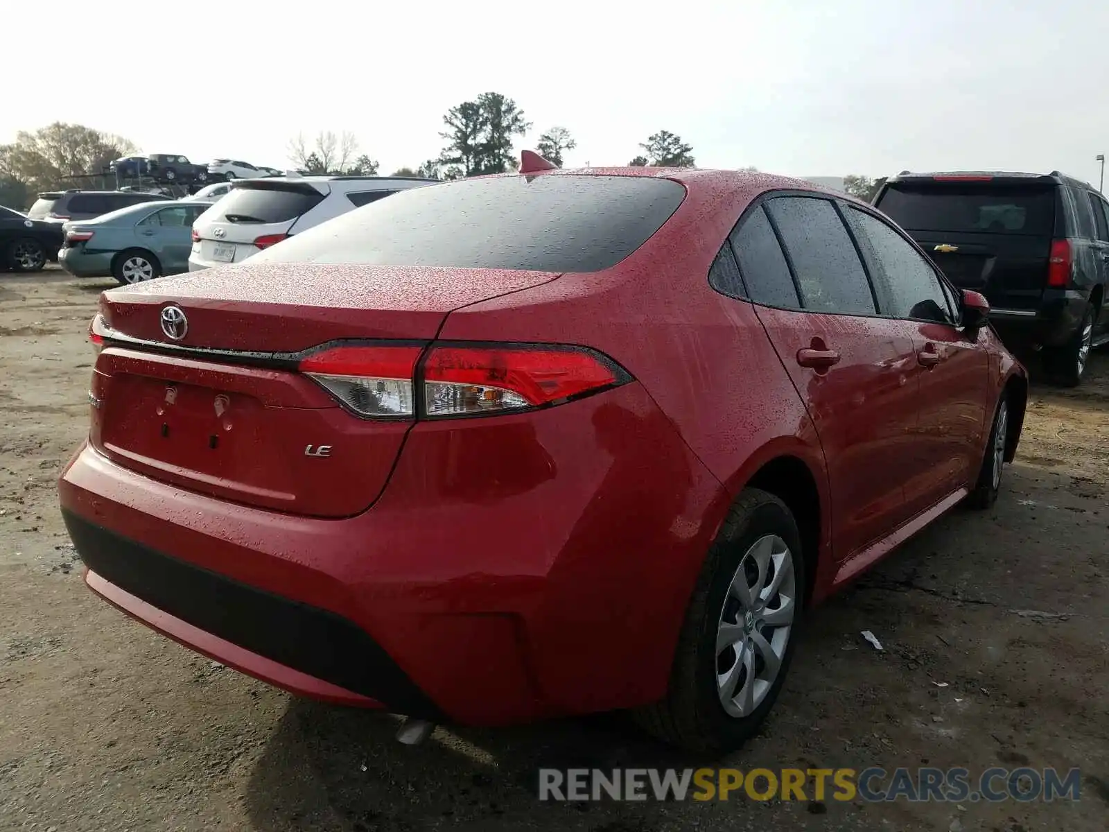 4 Photograph of a damaged car JTDEPMAE5MJ139883 TOYOTA COROLLA 2021