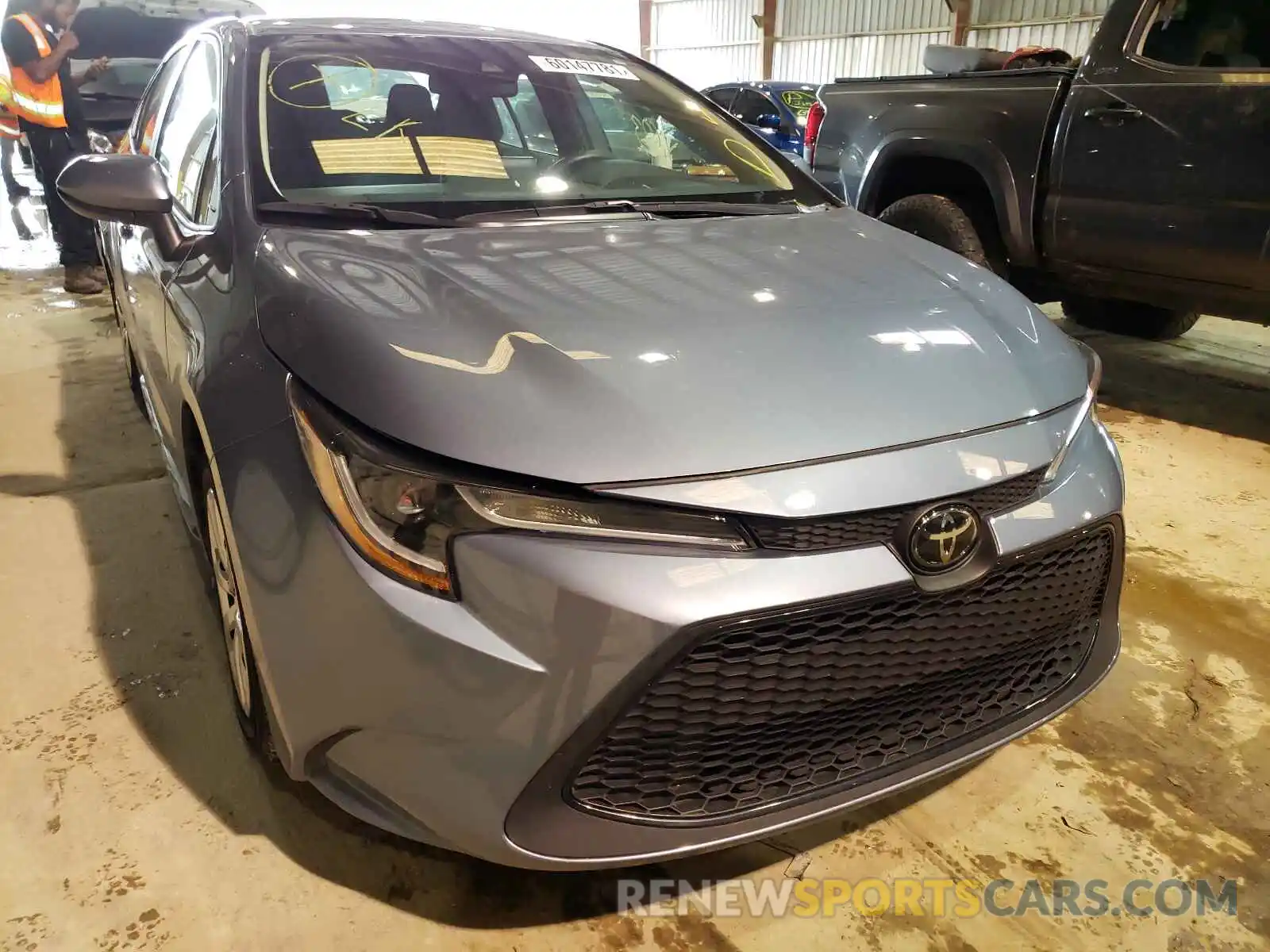 1 Photograph of a damaged car JTDEPMAE5MJ140029 TOYOTA COROLLA 2021