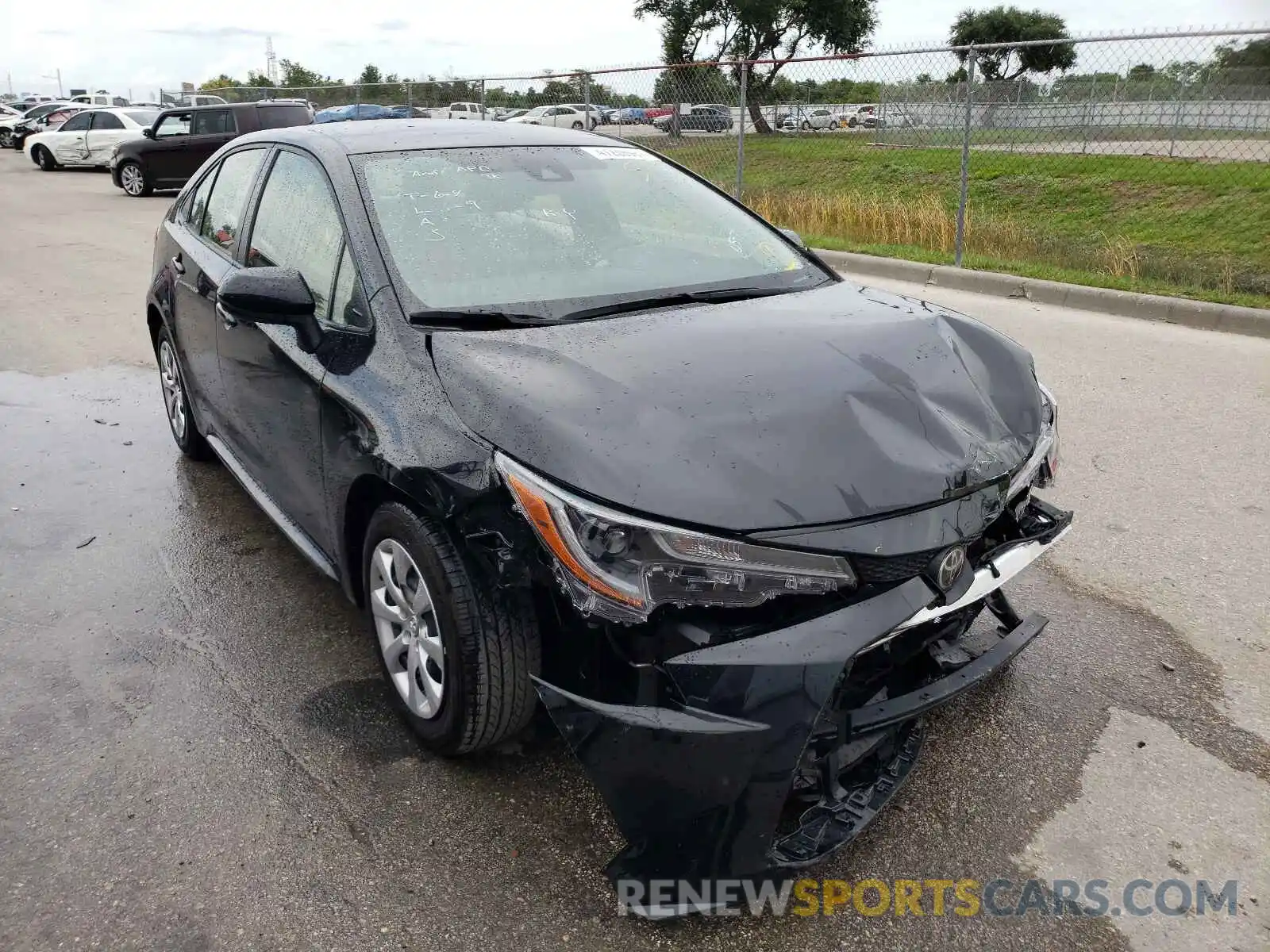 1 Photograph of a damaged car JTDEPMAE5MJ140547 TOYOTA COROLLA 2021