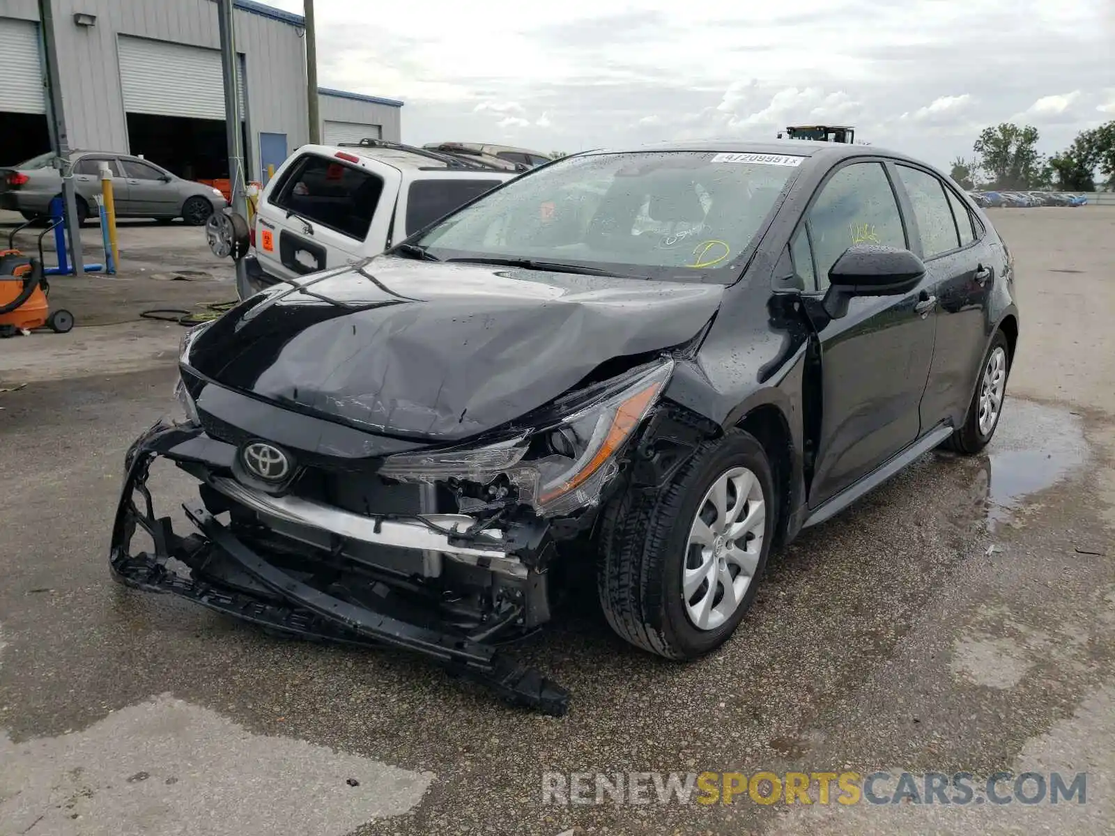 2 Photograph of a damaged car JTDEPMAE5MJ140547 TOYOTA COROLLA 2021