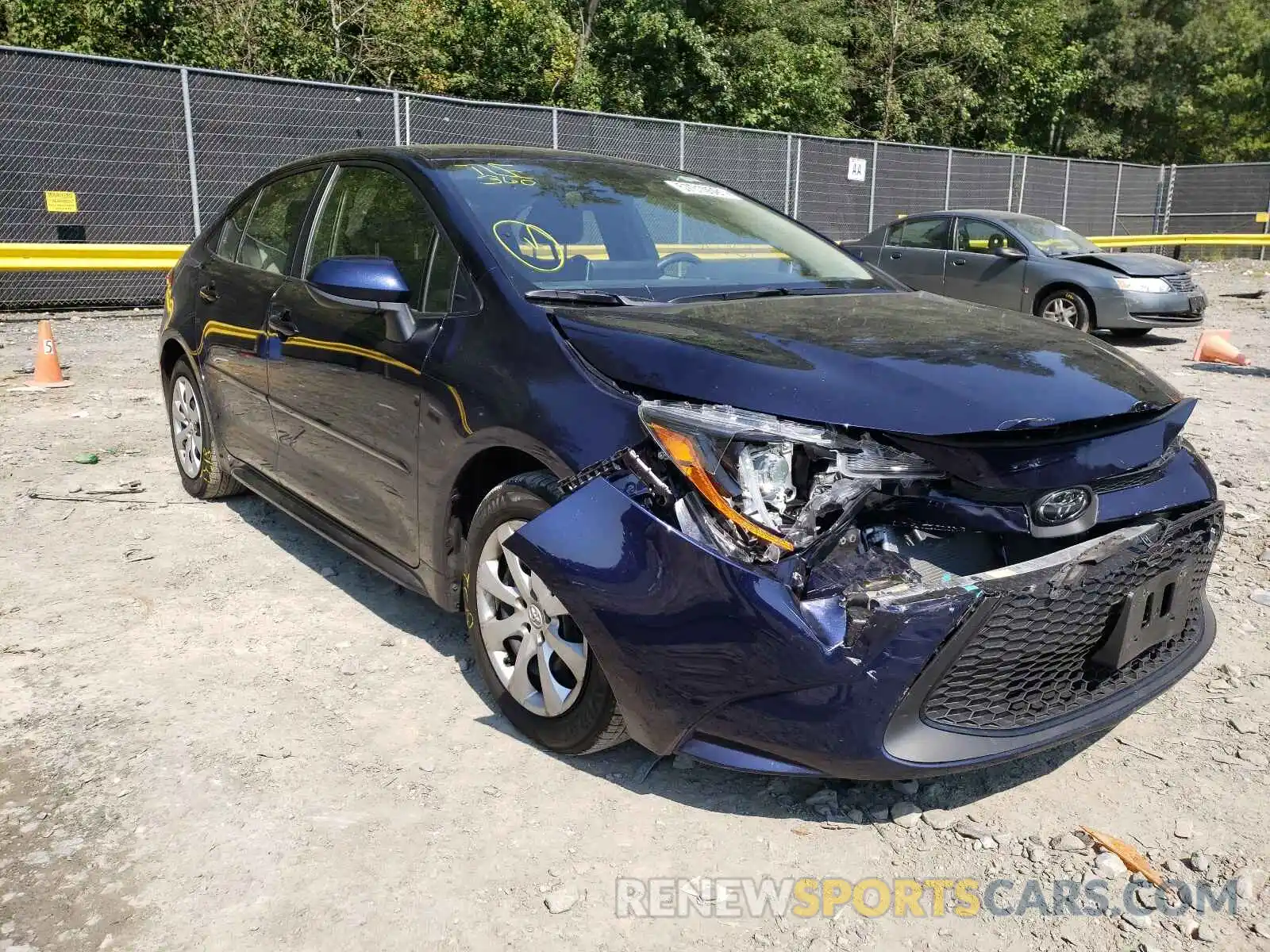 1 Photograph of a damaged car JTDEPMAE5MJ140757 TOYOTA COROLLA 2021