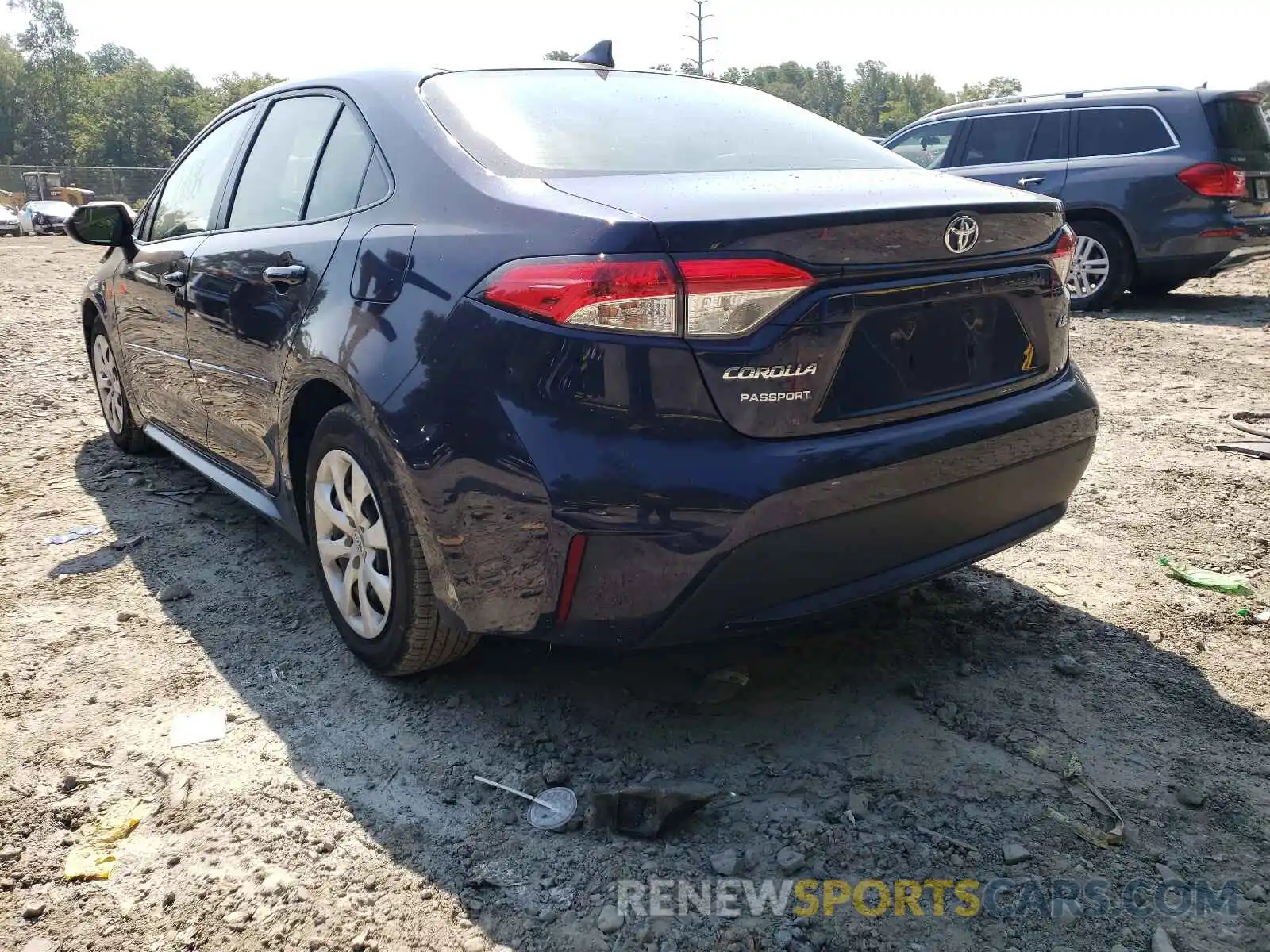 3 Photograph of a damaged car JTDEPMAE5MJ140757 TOYOTA COROLLA 2021