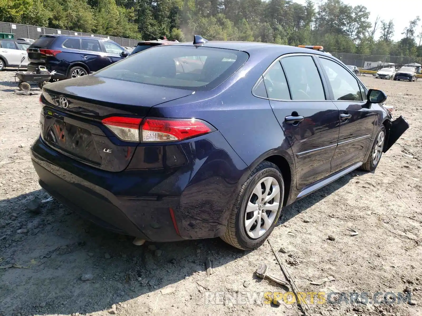 4 Photograph of a damaged car JTDEPMAE5MJ140757 TOYOTA COROLLA 2021