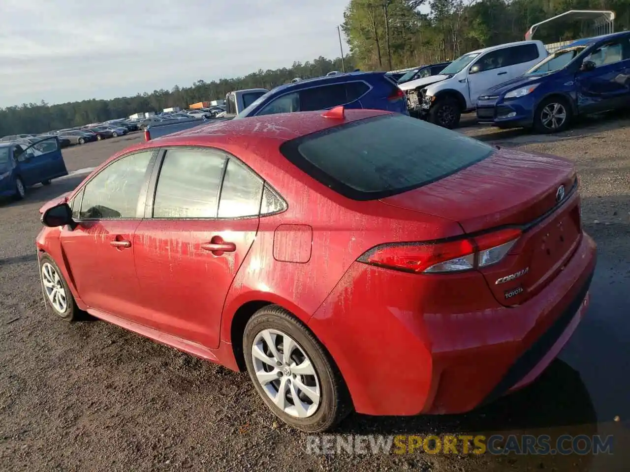 3 Photograph of a damaged car JTDEPMAE5MJ140967 TOYOTA COROLLA 2021