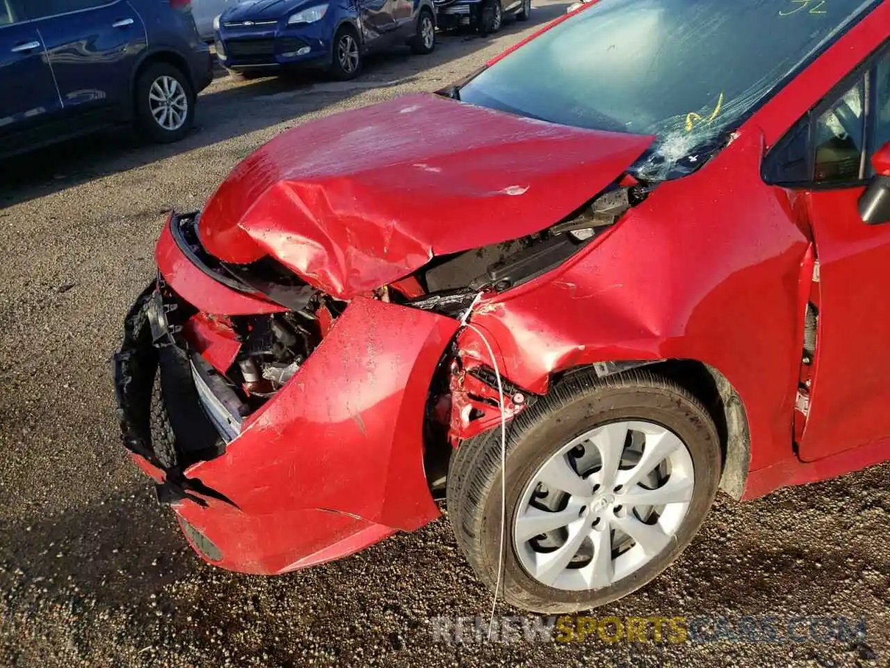 9 Photograph of a damaged car JTDEPMAE5MJ140967 TOYOTA COROLLA 2021