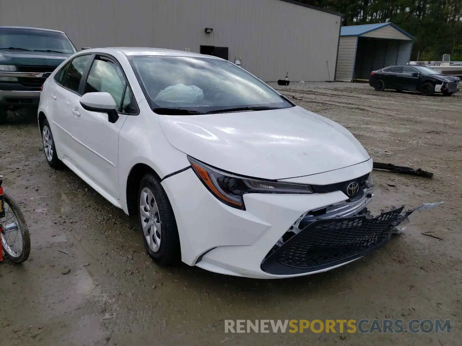 1 Photograph of a damaged car JTDEPMAE5MJ141293 TOYOTA COROLLA 2021