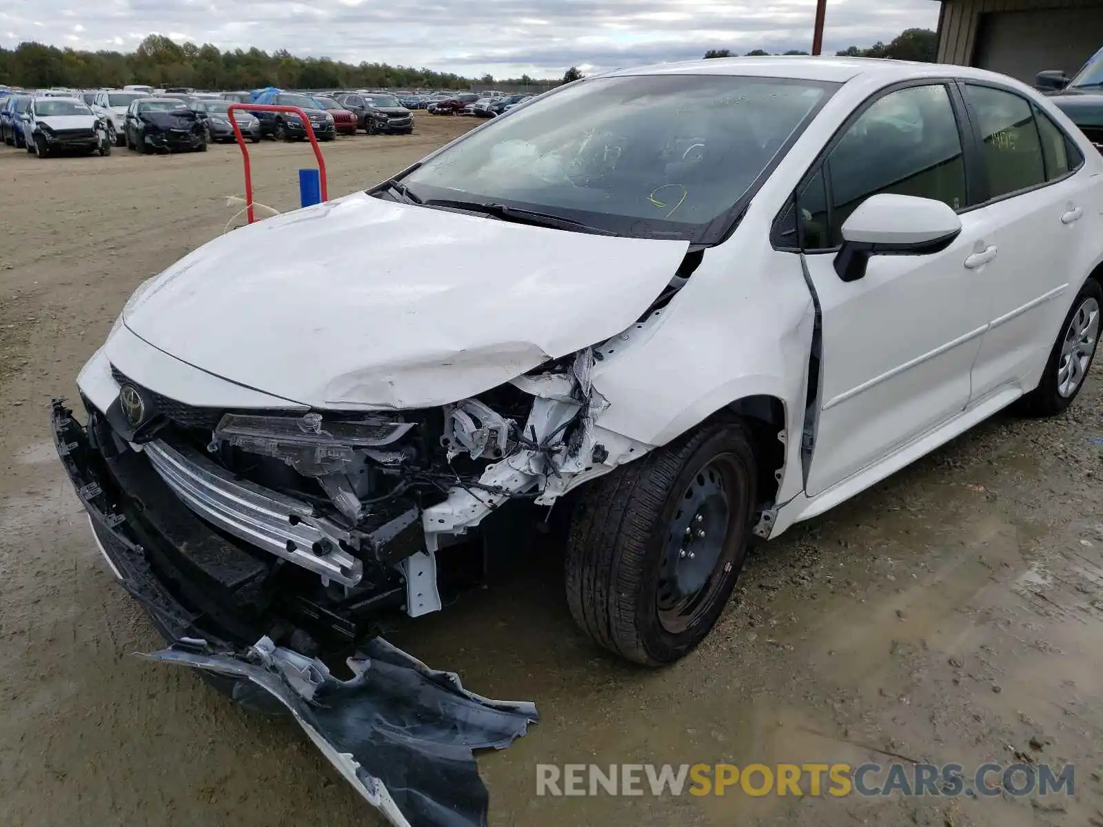 9 Photograph of a damaged car JTDEPMAE5MJ141293 TOYOTA COROLLA 2021