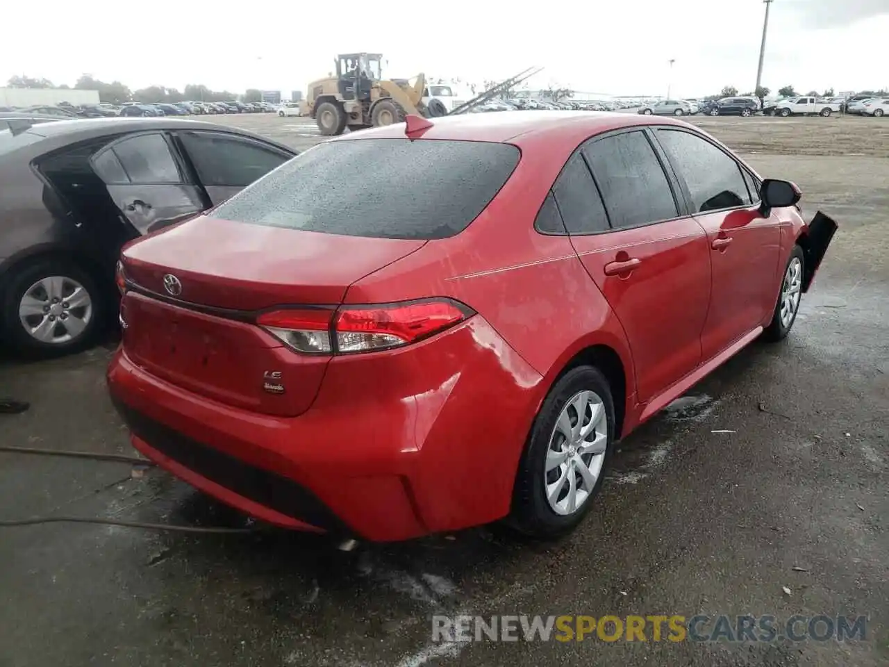 4 Photograph of a damaged car JTDEPMAE5MJ141486 TOYOTA COROLLA 2021