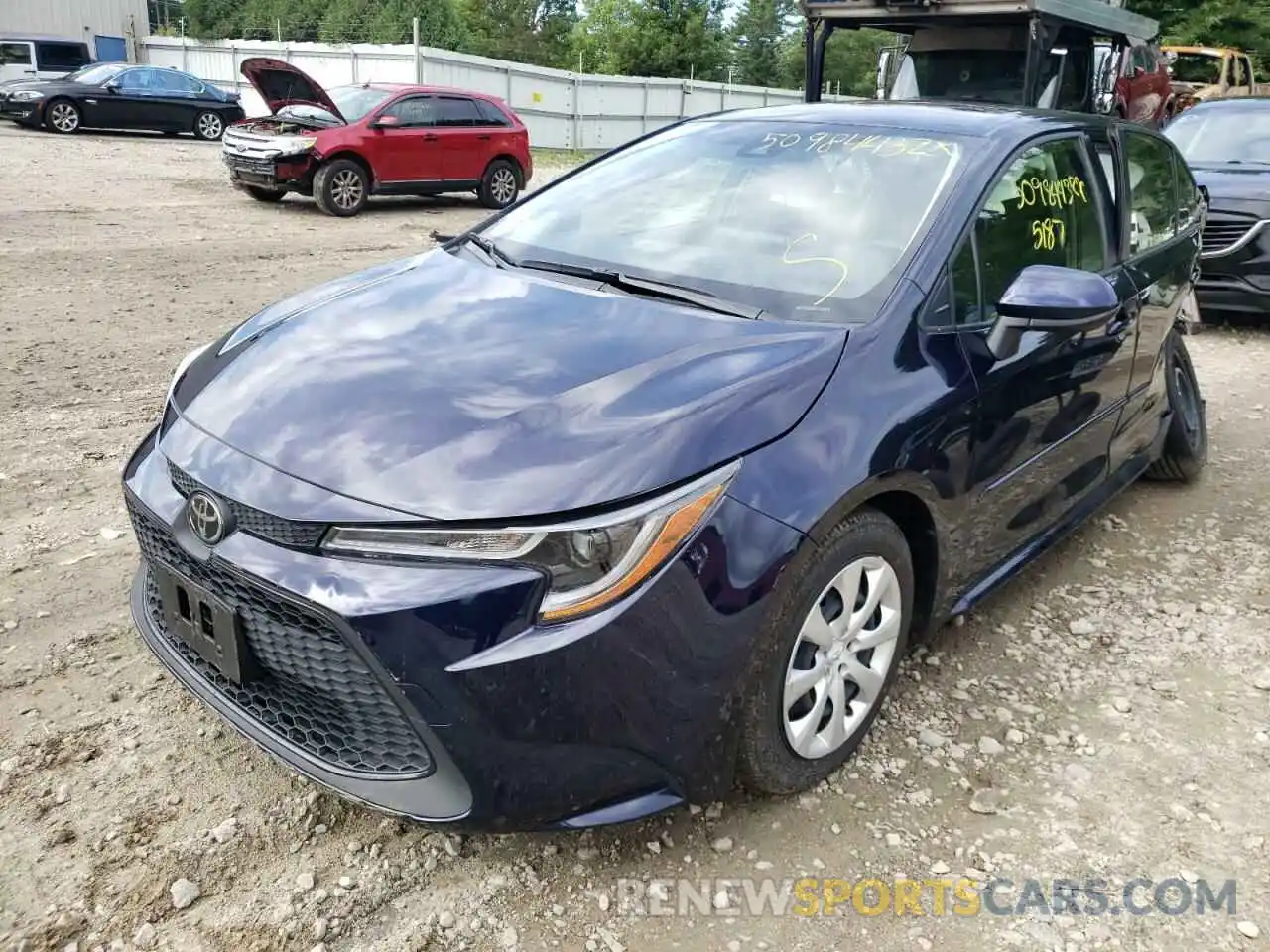 2 Photograph of a damaged car JTDEPMAE5MJ141830 TOYOTA COROLLA 2021