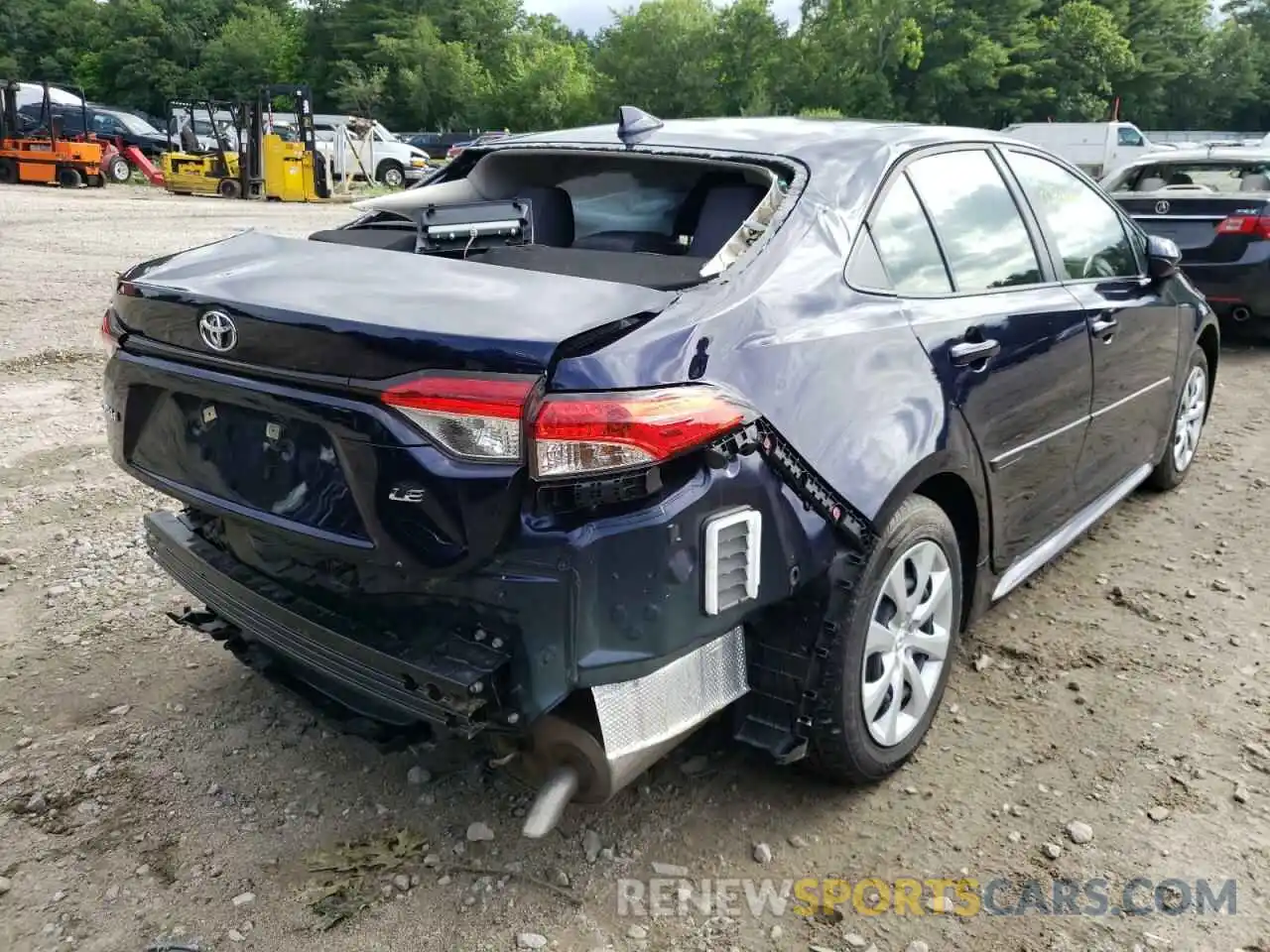 4 Photograph of a damaged car JTDEPMAE5MJ141830 TOYOTA COROLLA 2021