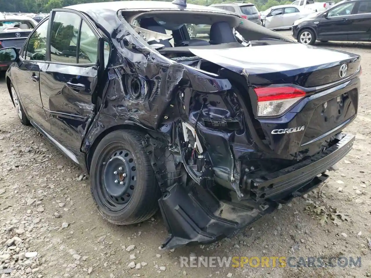 9 Photograph of a damaged car JTDEPMAE5MJ141830 TOYOTA COROLLA 2021