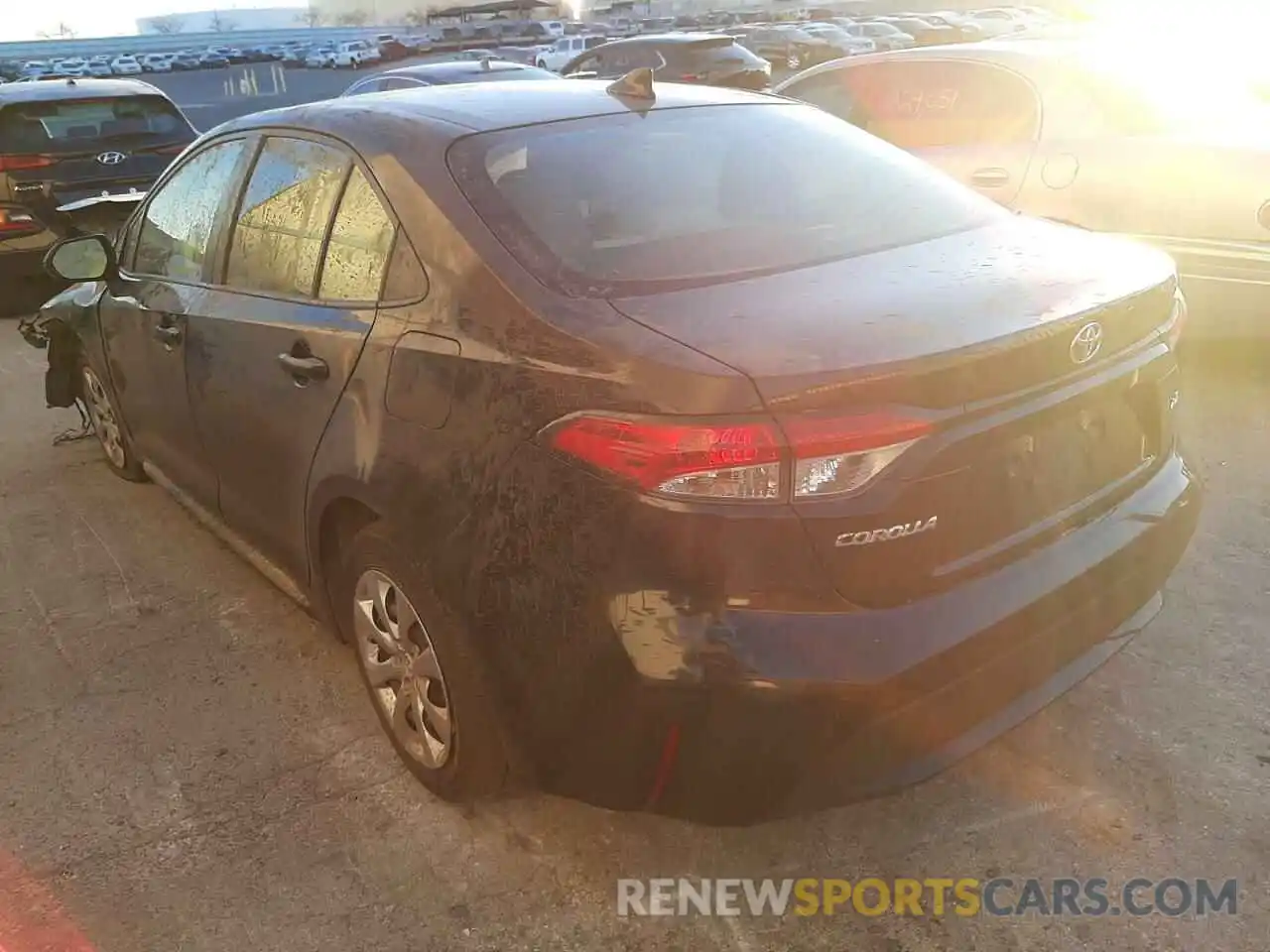 3 Photograph of a damaged car JTDEPMAE5MJ142251 TOYOTA COROLLA 2021