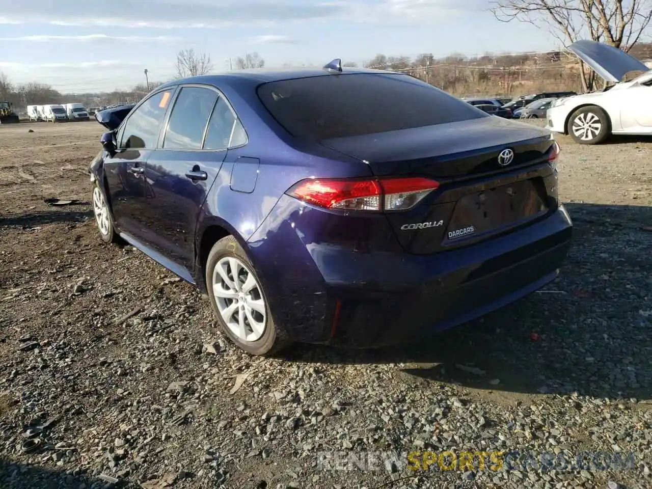 3 Photograph of a damaged car JTDEPMAE5MJ142346 TOYOTA COROLLA 2021