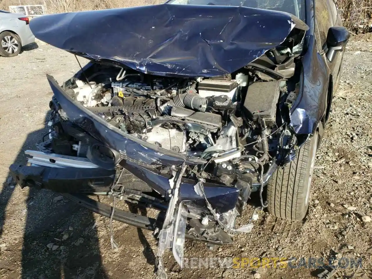 9 Photograph of a damaged car JTDEPMAE5MJ142346 TOYOTA COROLLA 2021