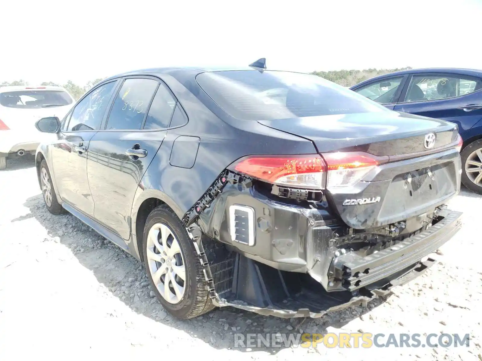 3 Photograph of a damaged car JTDEPMAE5MJ142671 TOYOTA COROLLA 2021