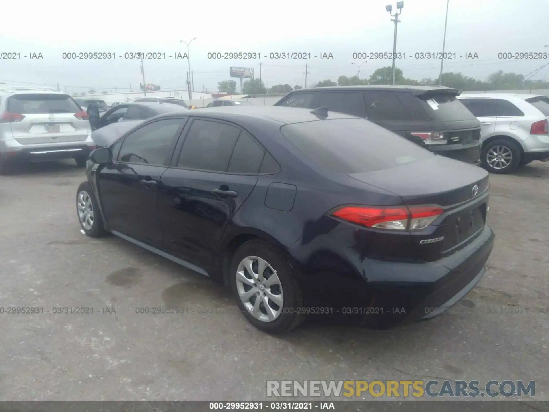 3 Photograph of a damaged car JTDEPMAE5MJ142881 TOYOTA COROLLA 2021