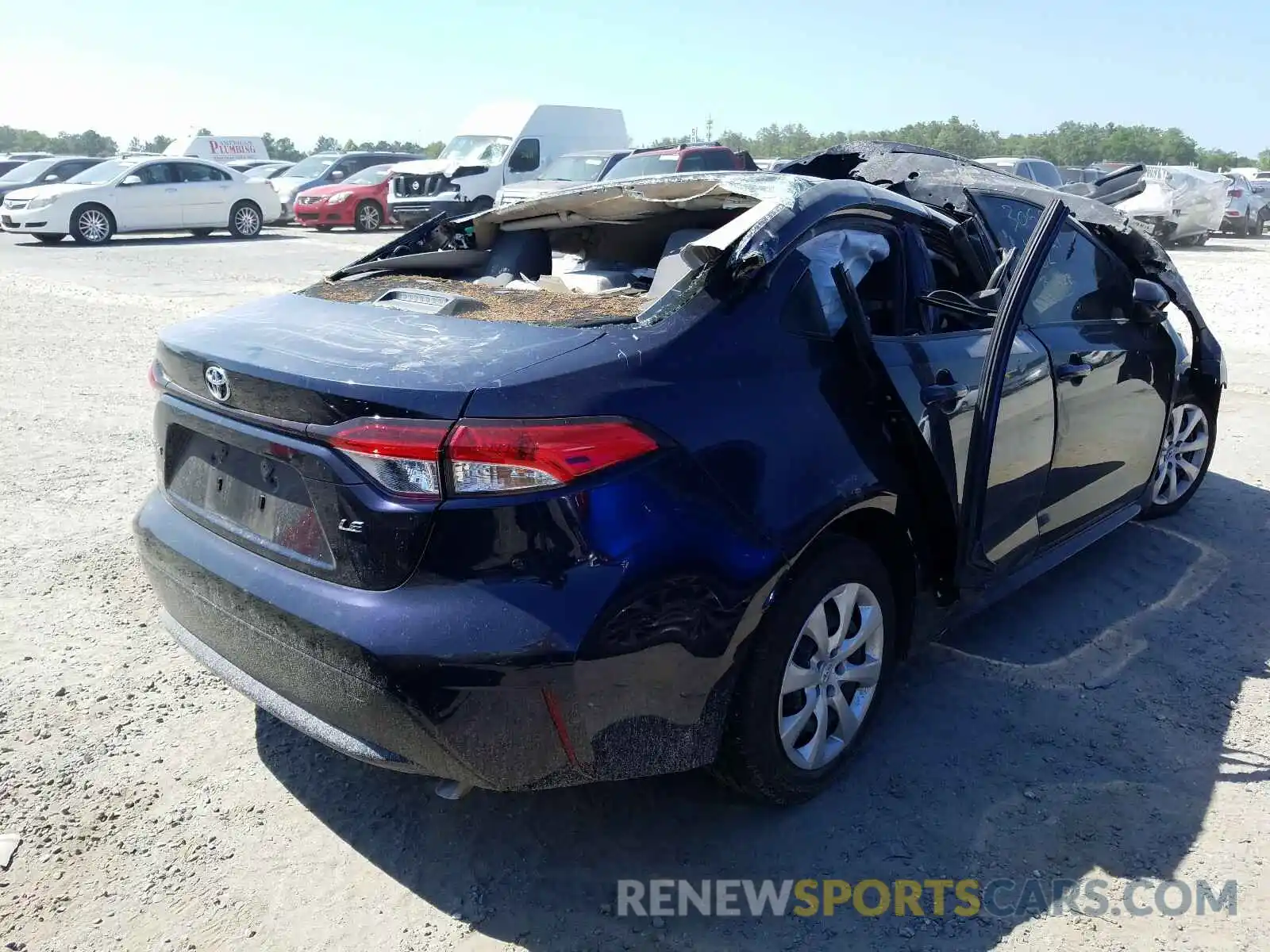 4 Photograph of a damaged car JTDEPMAE5MJ143027 TOYOTA COROLLA 2021