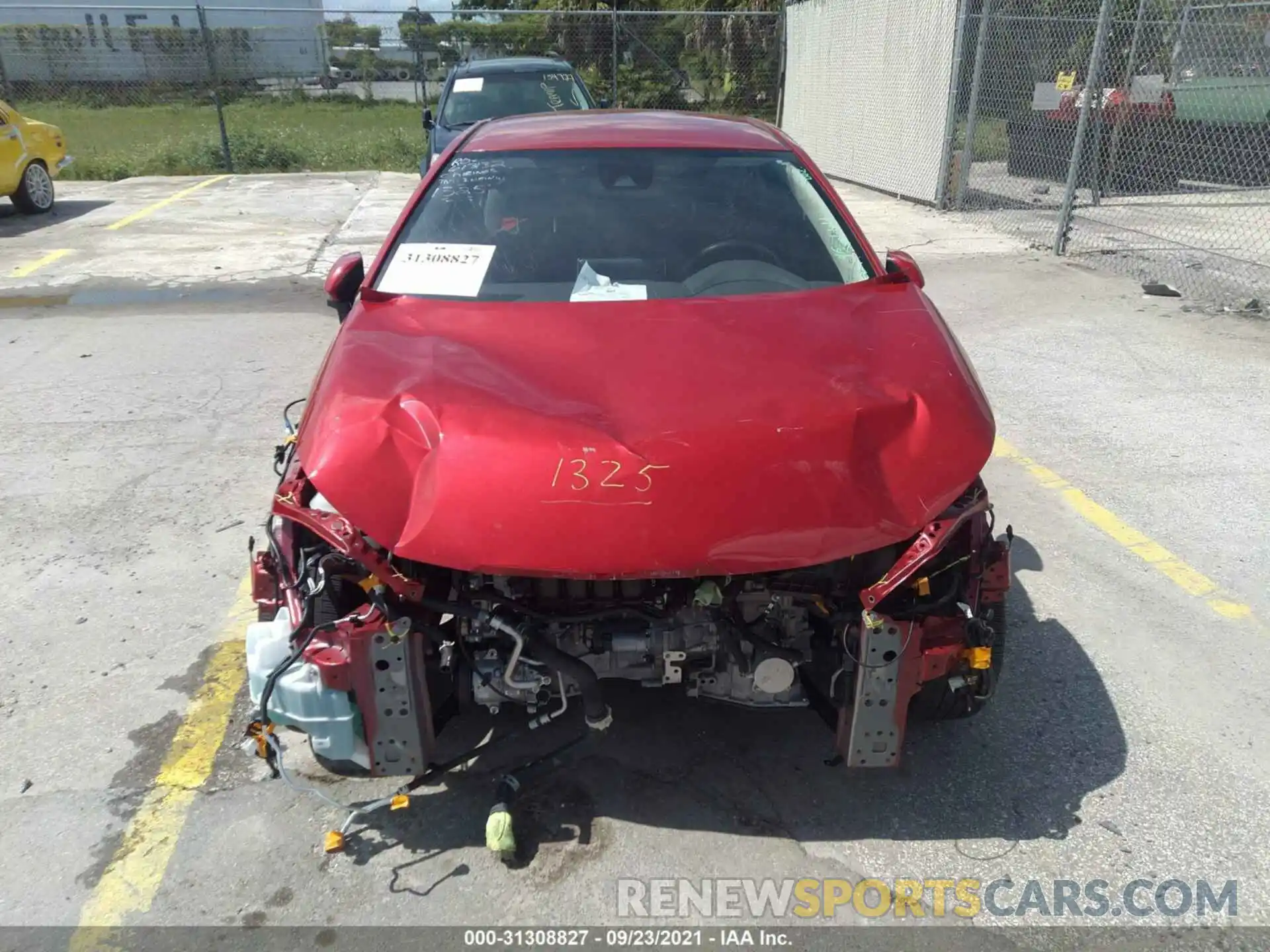 6 Photograph of a damaged car JTDEPMAE5MJ143416 TOYOTA COROLLA 2021