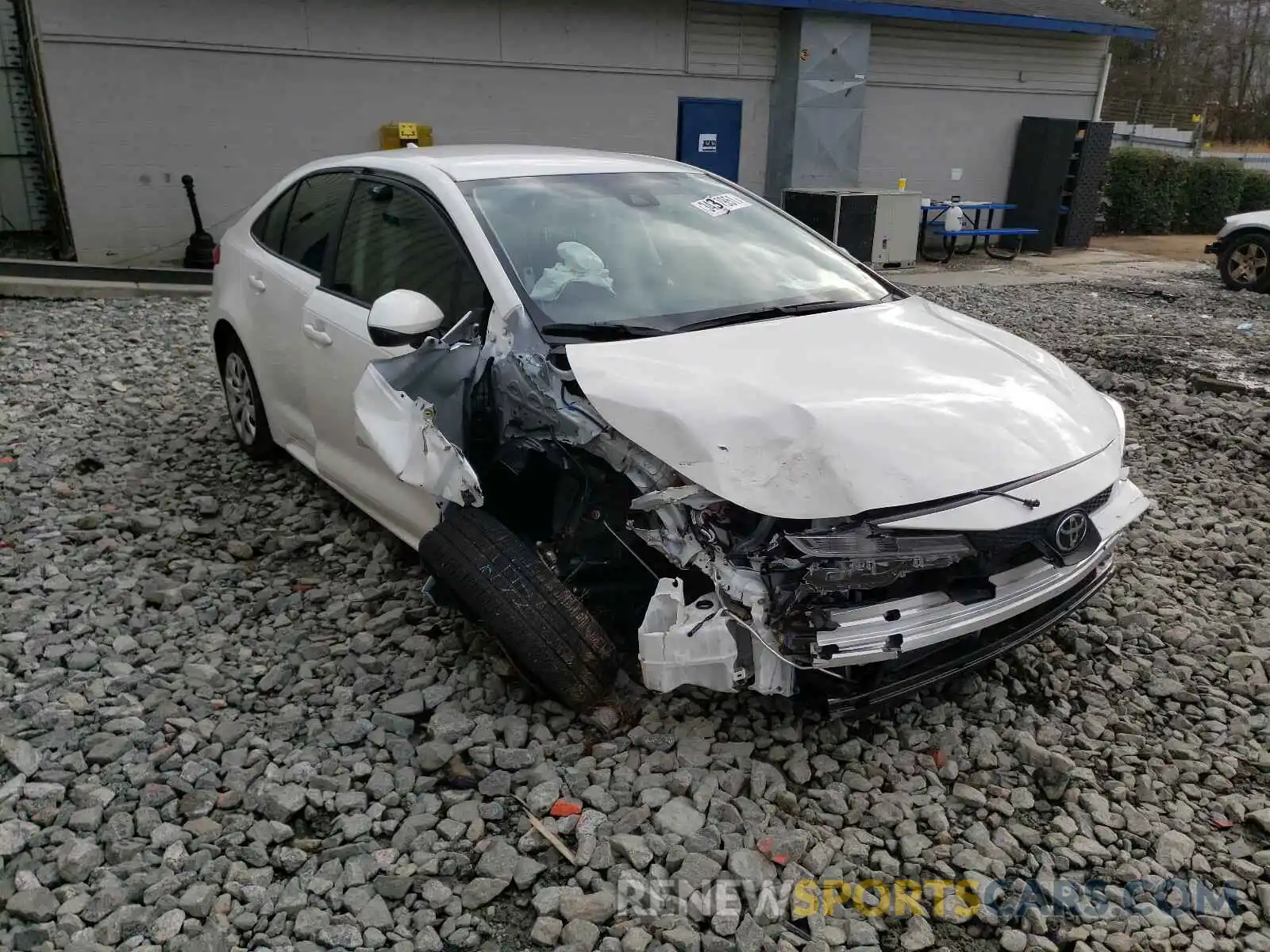 1 Photograph of a damaged car JTDEPMAE5MJ143738 TOYOTA COROLLA 2021