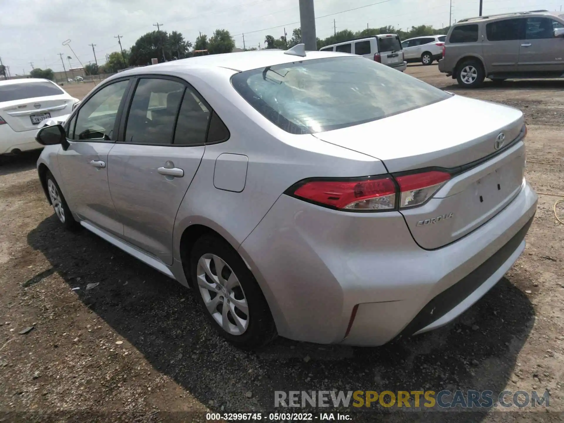 3 Photograph of a damaged car JTDEPMAE5MJ143948 TOYOTA COROLLA 2021