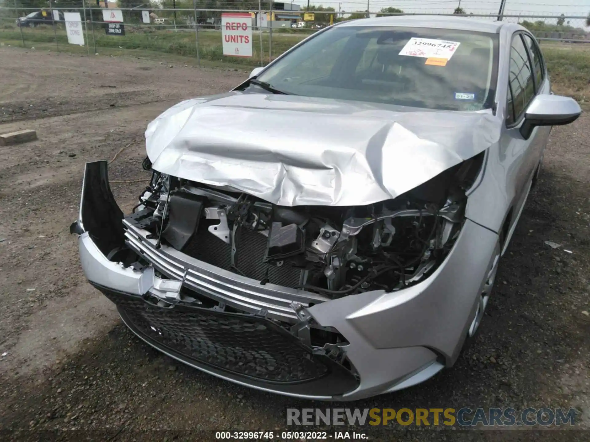 6 Photograph of a damaged car JTDEPMAE5MJ143948 TOYOTA COROLLA 2021