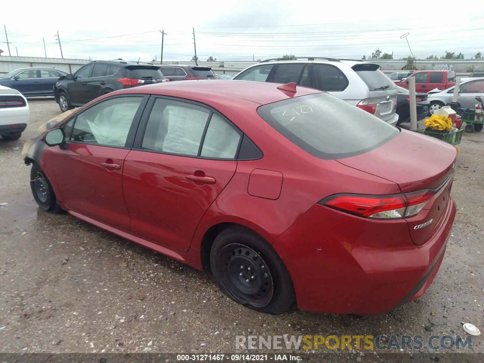 3 Photograph of a damaged car JTDEPMAE5MJ144470 TOYOTA COROLLA 2021