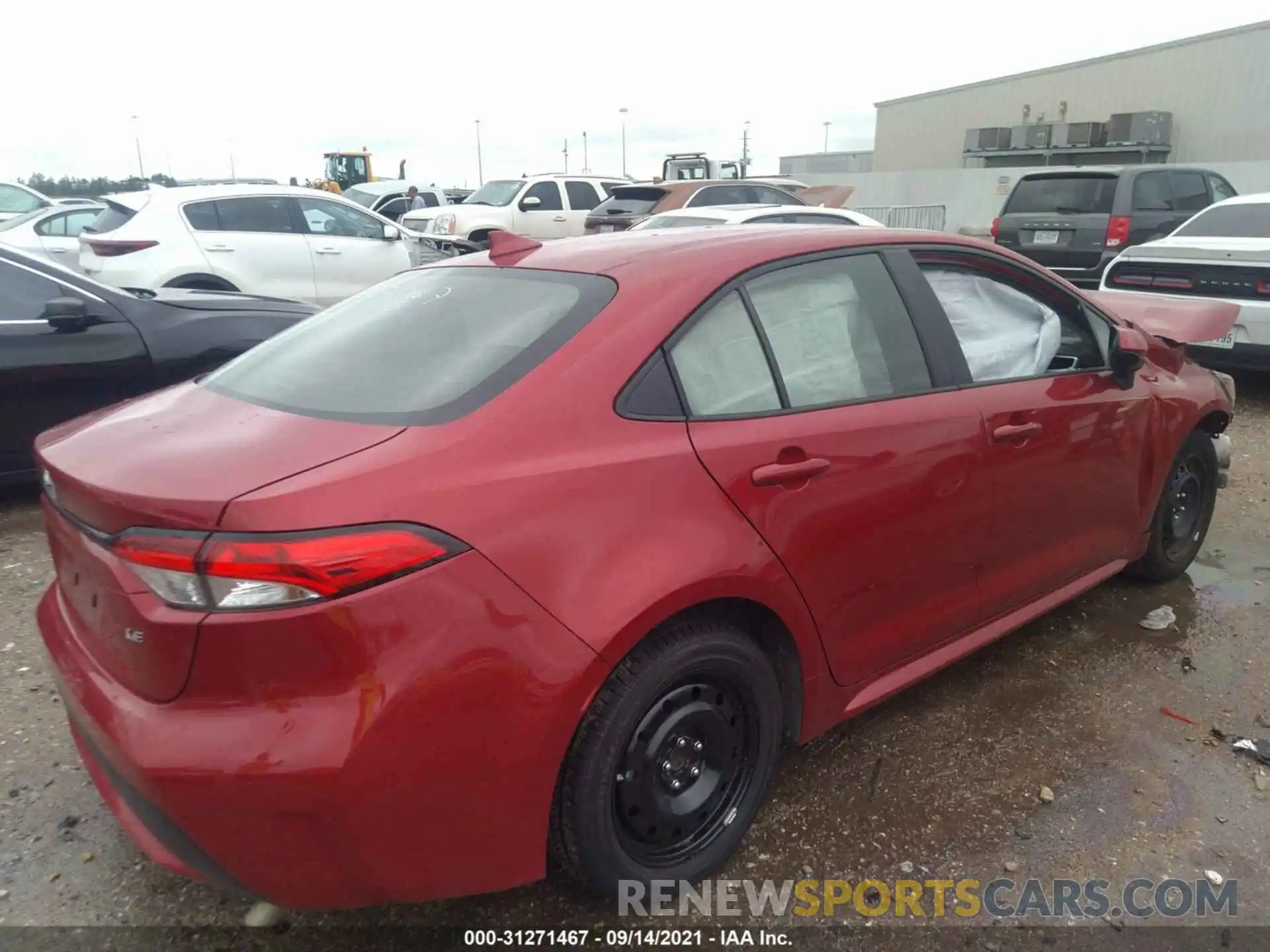 4 Photograph of a damaged car JTDEPMAE5MJ144470 TOYOTA COROLLA 2021