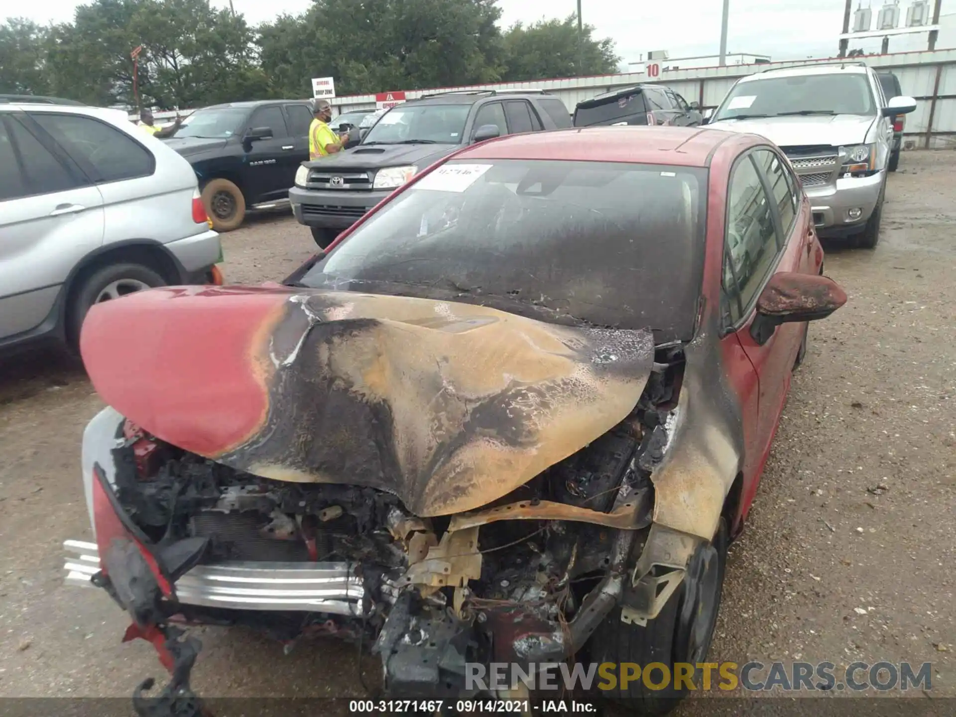 6 Photograph of a damaged car JTDEPMAE5MJ144470 TOYOTA COROLLA 2021