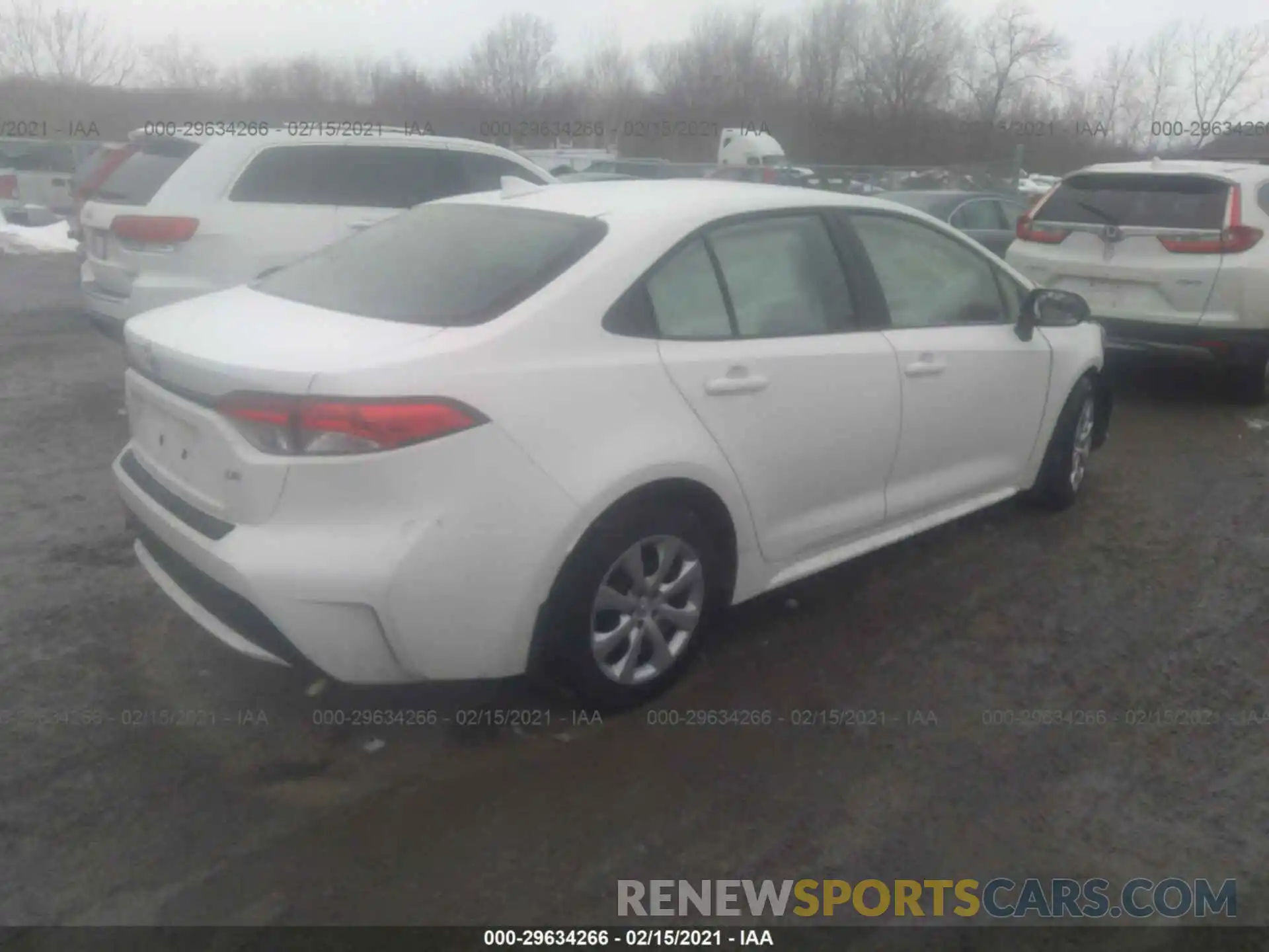 4 Photograph of a damaged car JTDEPMAE5MJ144582 TOYOTA COROLLA 2021