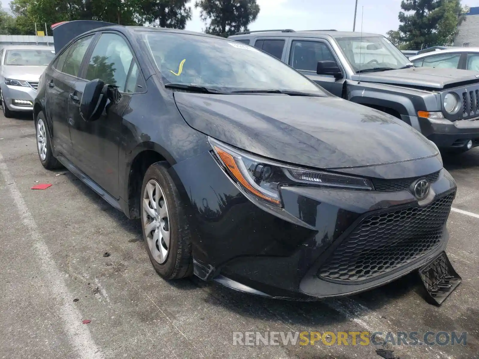 1 Photograph of a damaged car JTDEPMAE5MJ144842 TOYOTA COROLLA 2021