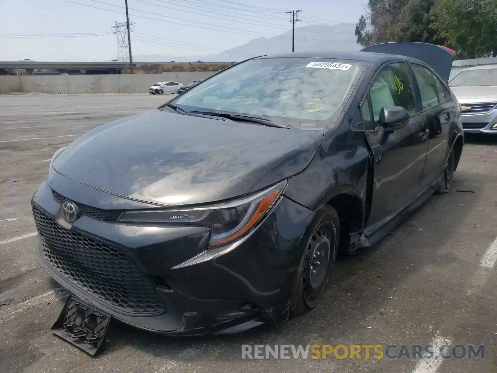 2 Photograph of a damaged car JTDEPMAE5MJ144842 TOYOTA COROLLA 2021