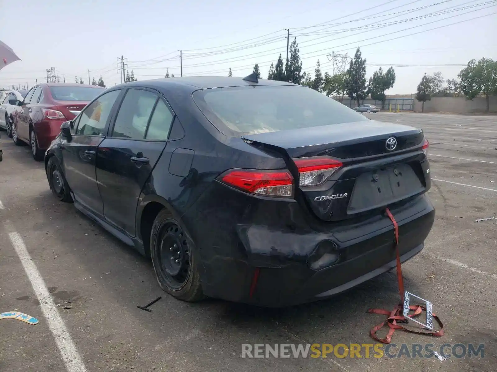 3 Photograph of a damaged car JTDEPMAE5MJ144842 TOYOTA COROLLA 2021