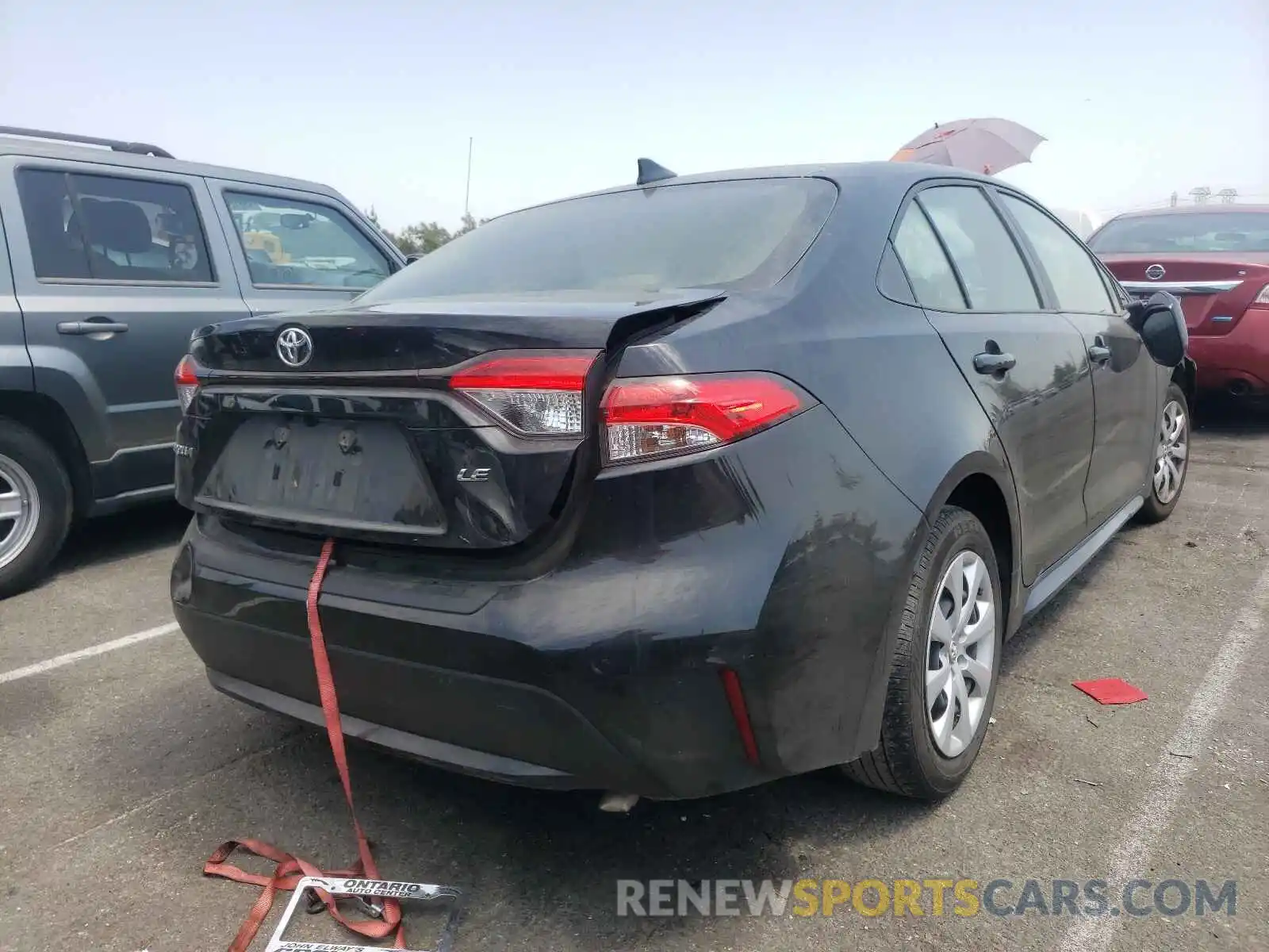 4 Photograph of a damaged car JTDEPMAE5MJ144842 TOYOTA COROLLA 2021