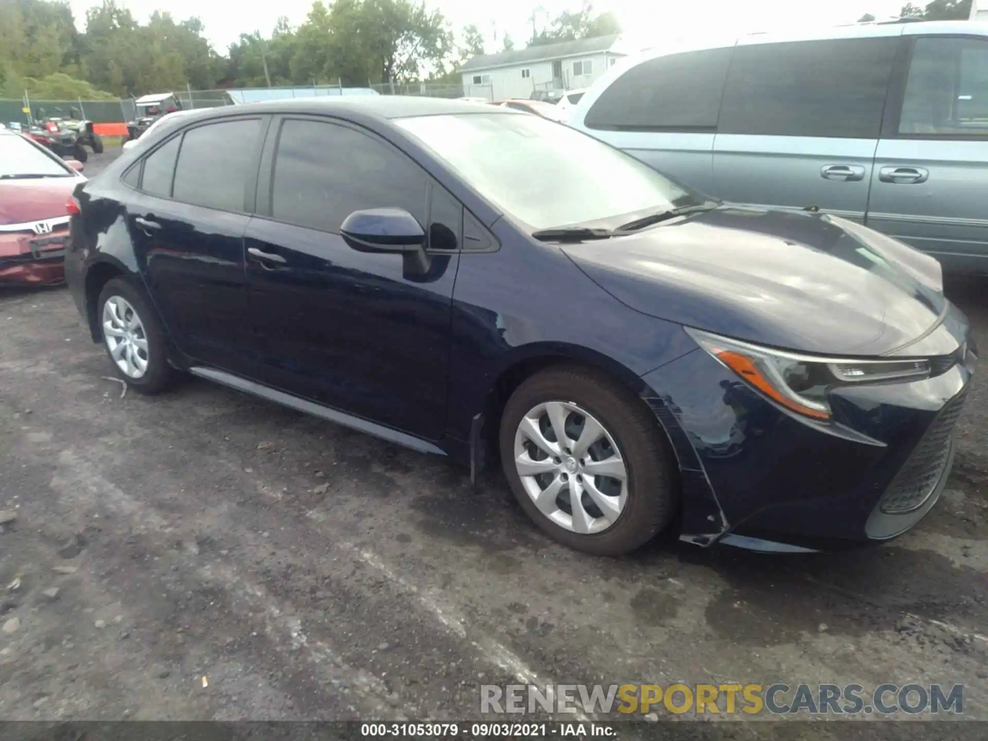 1 Photograph of a damaged car JTDEPMAE5MJ145358 TOYOTA COROLLA 2021